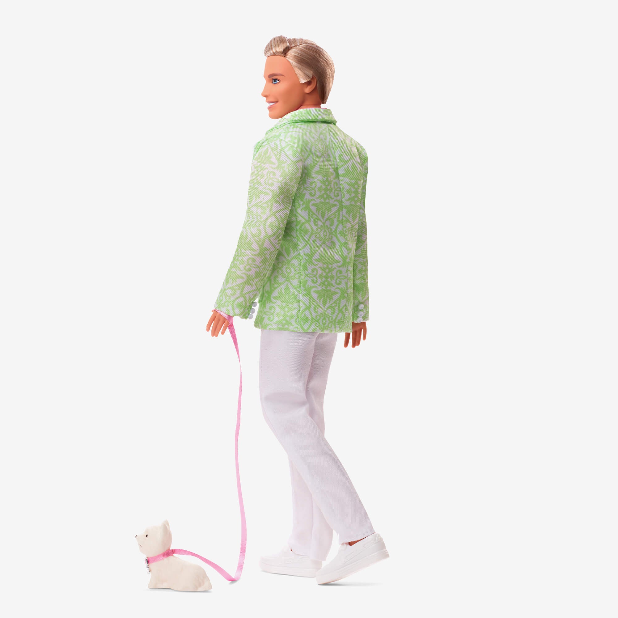 Sugar's Daddy Ken Doll in Pastel Suit With Dog – Barbie The Movie - Image 9