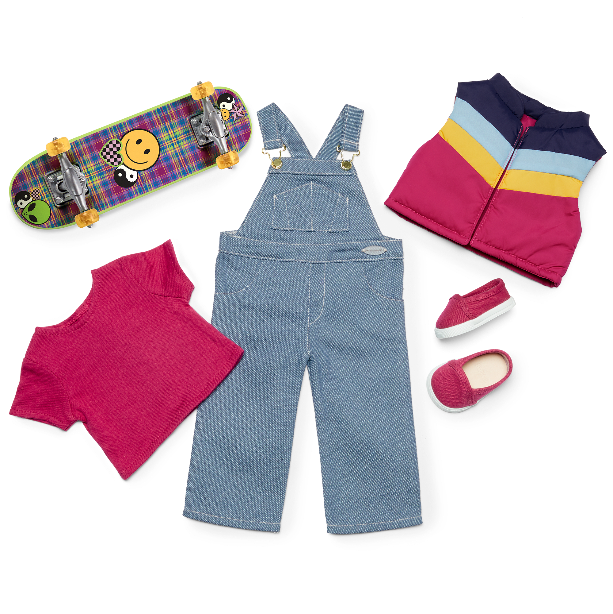 Nicki's™ Skateboarding Outfit for 18-inch Dolls (Historical Characters)