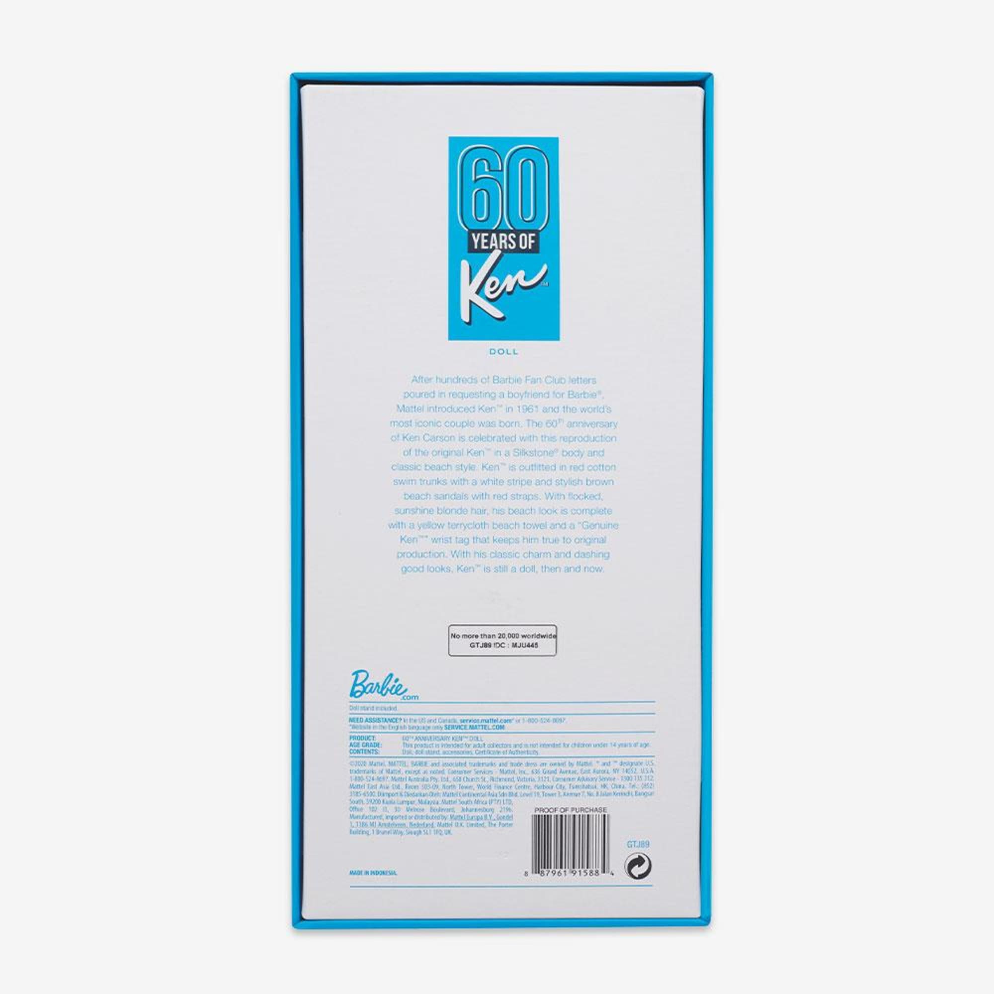 Barbie Ken 60th Anniversary Doll - Image 10