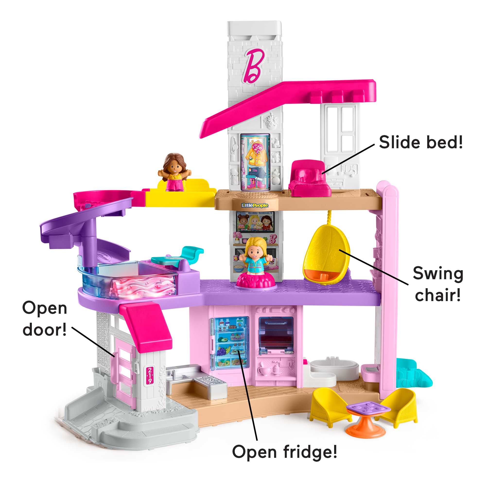 Barbie Little Dreamhouse By Little People - English & French Version - Image 5