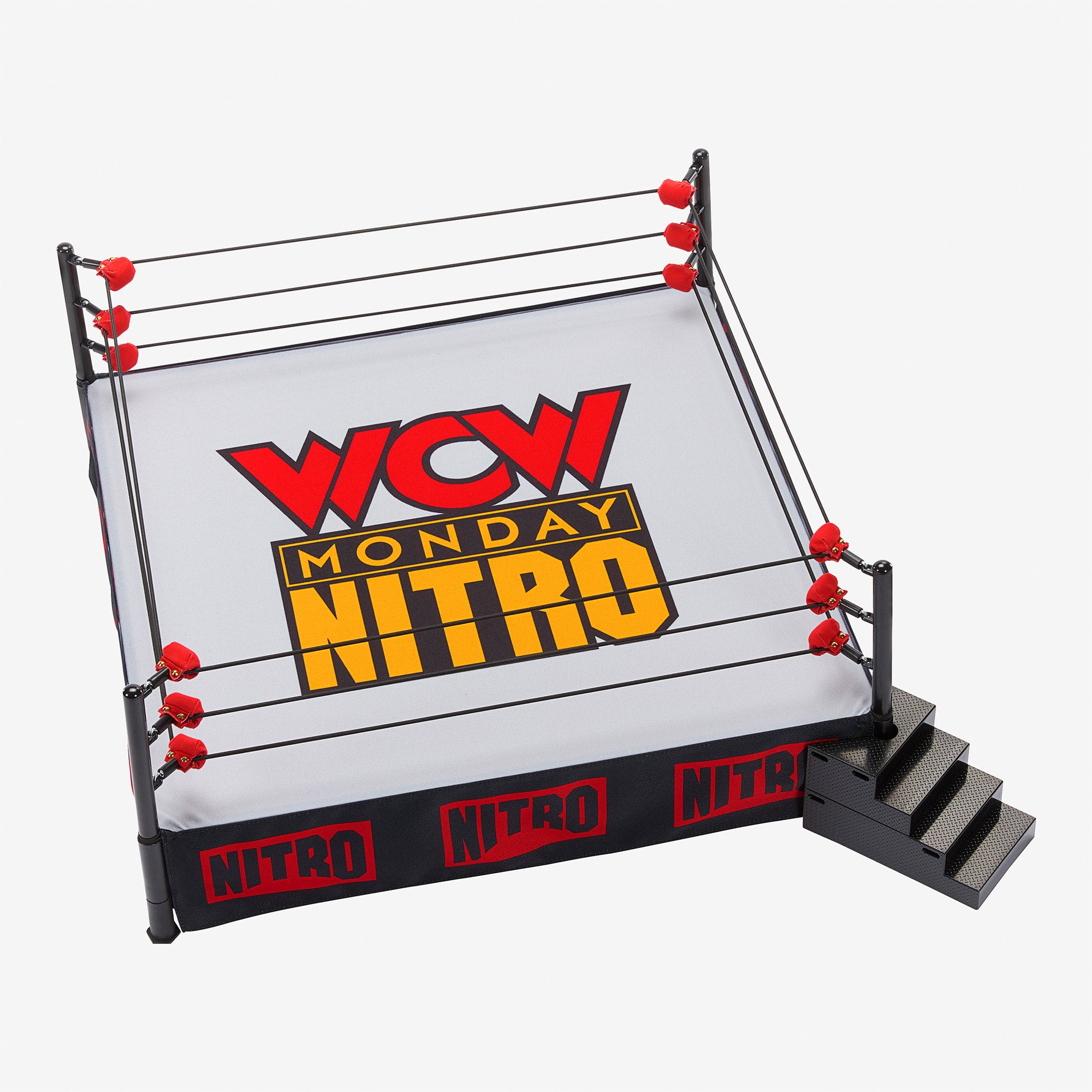 WWE Ultimate Edition WCW Monday Nitro Ring w/ Eric Bischoff - Image 6