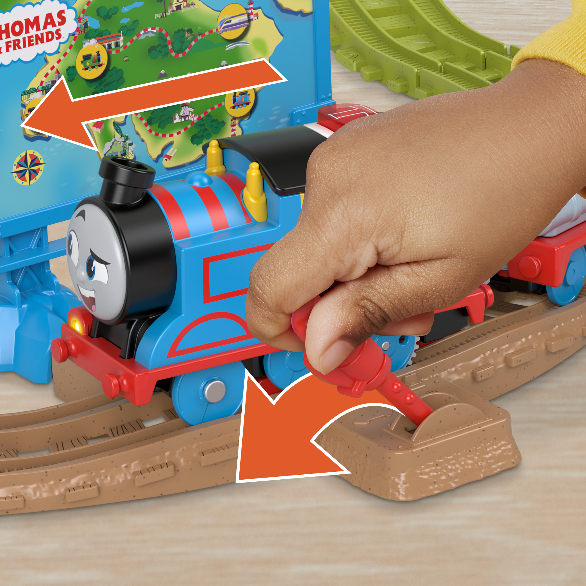 Thomas & Friends Pista de Juguete Interactiva de Thomas y Bruno - Image 3