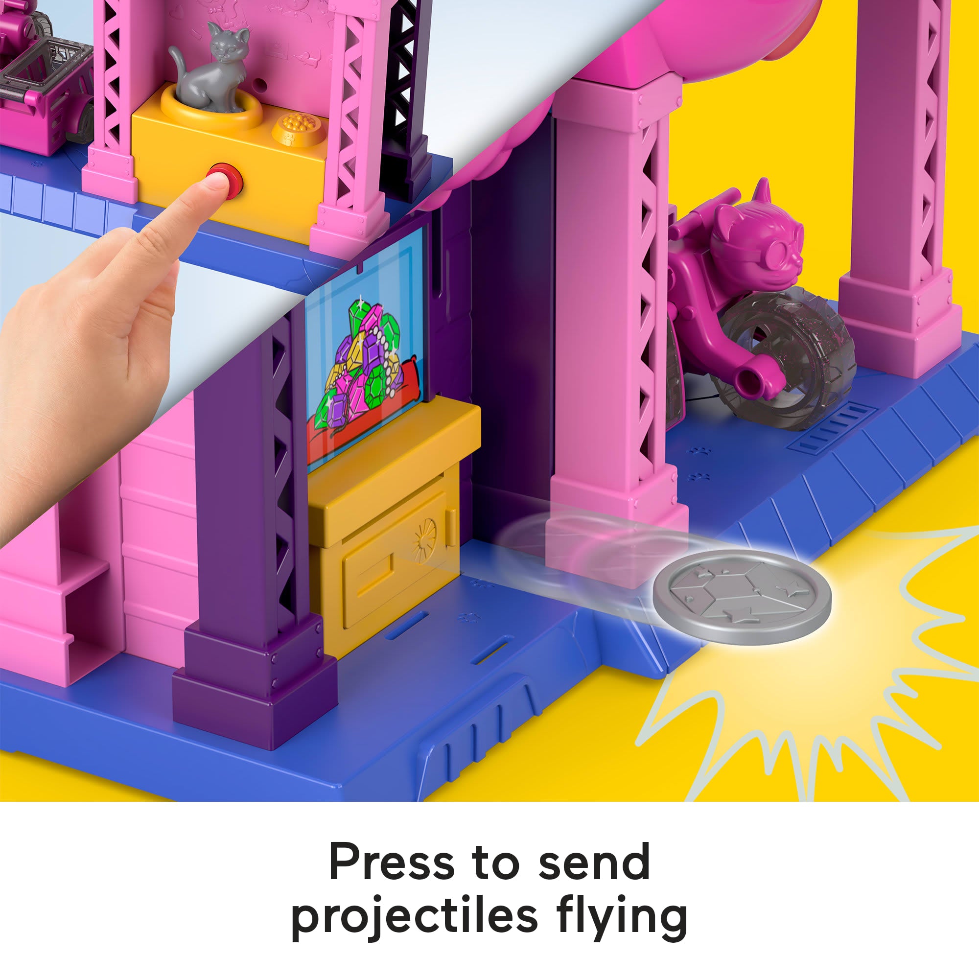 Imaginext DC Super Friends Catwoman Playhouse Playset With Figure & Accessories For Kids - Image 4