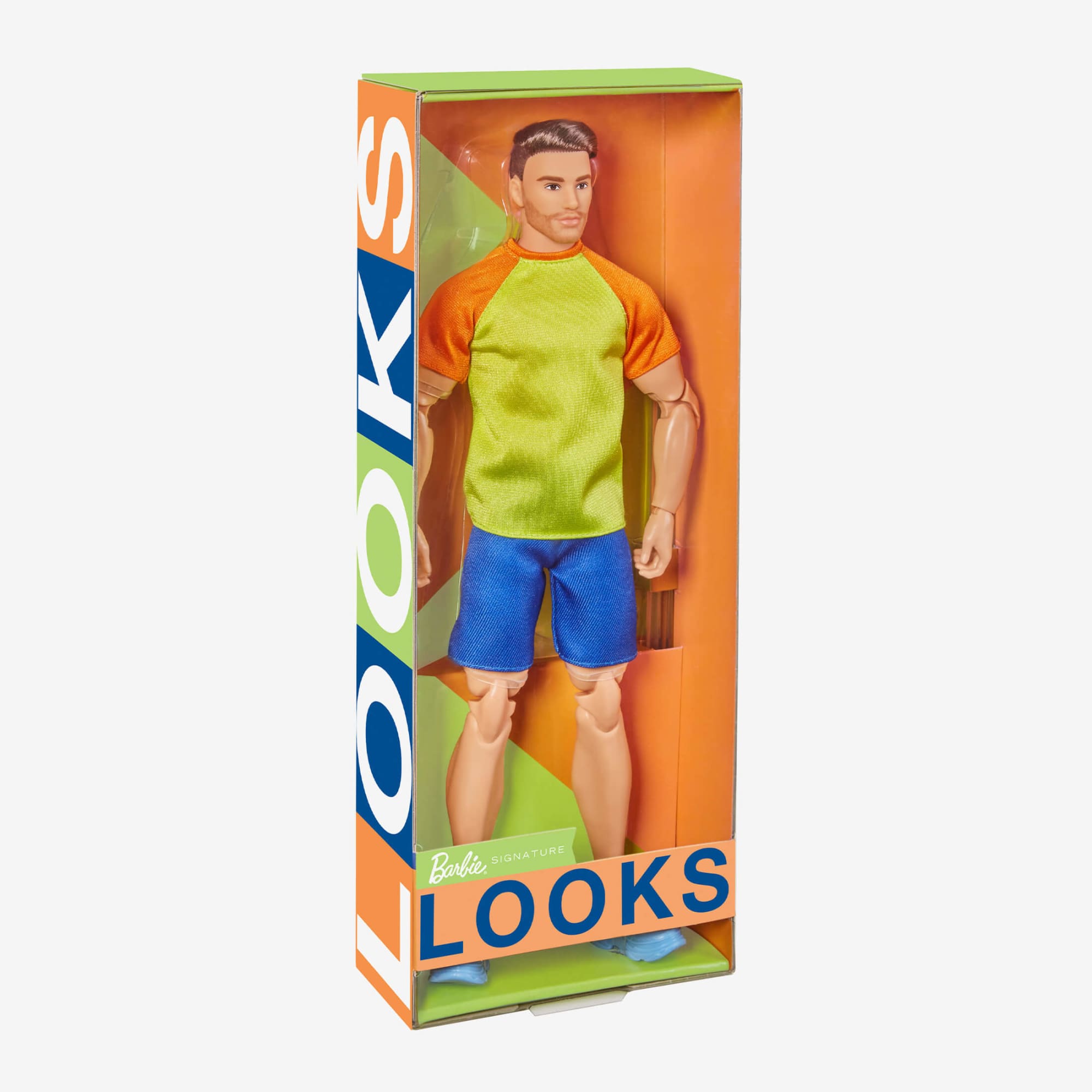 Barbie Looks Ken Doll (Buff Body. Curly Brunette Hair) - Image 7