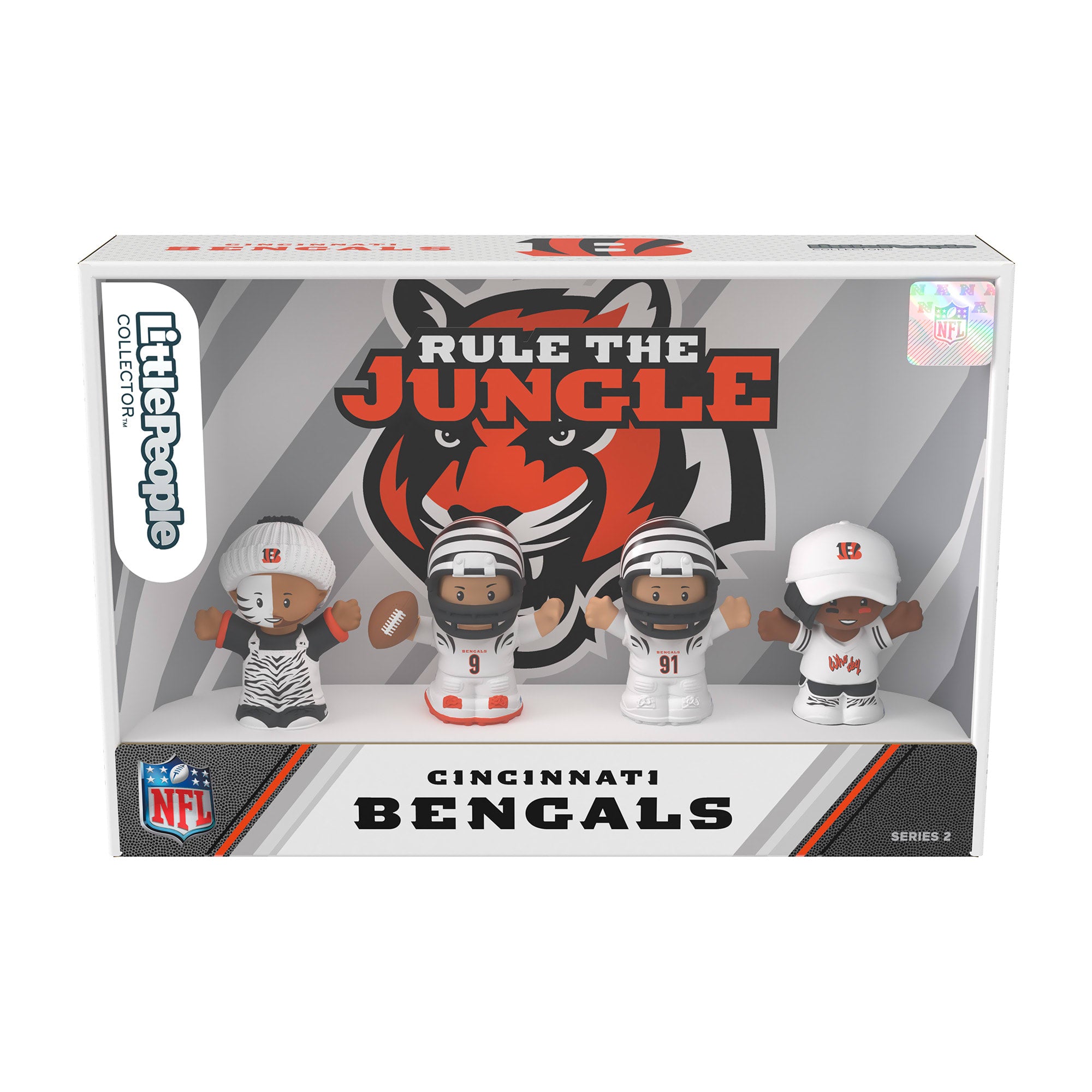 Little People Collector Cincinnati Bengals Alternate Jersey Figure Set - Image 10