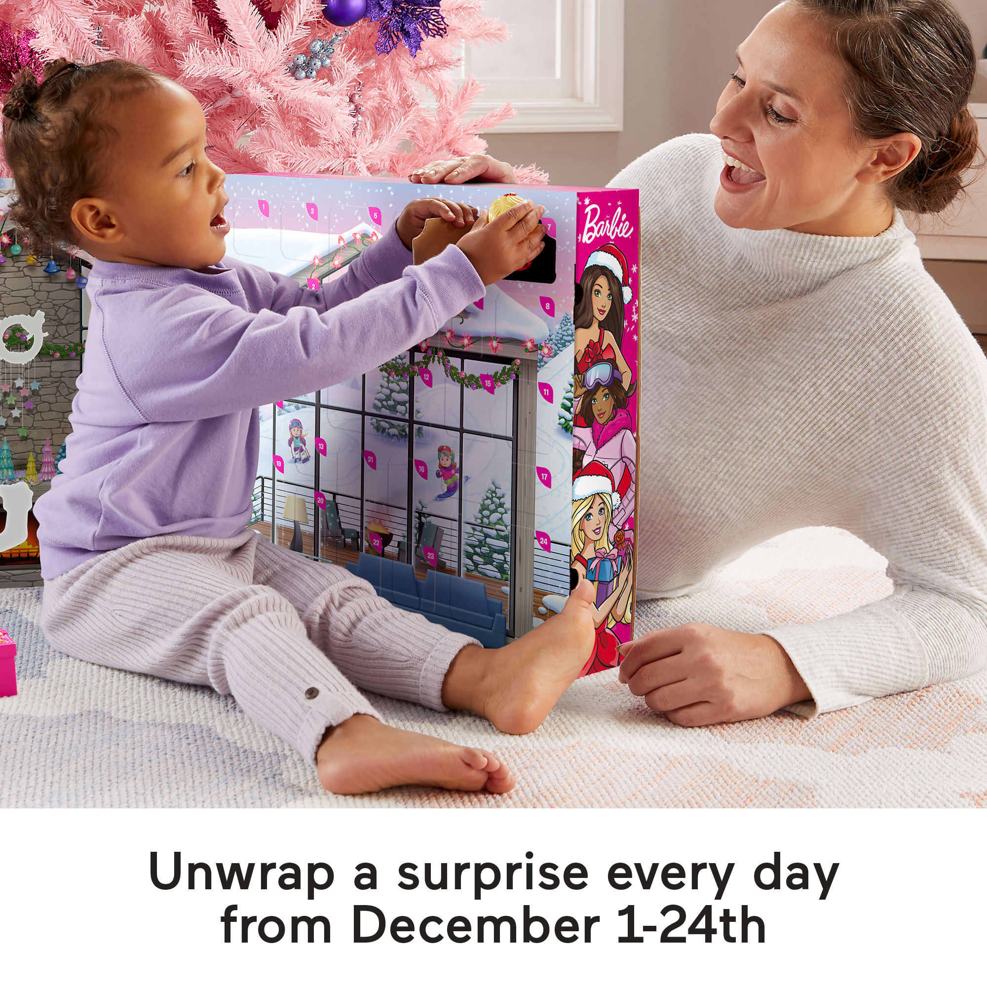 Fisher-Price Little People Barbie Advent Calendar Playset. Christmas Gift For Toddlers. 24 Toys - Image 3