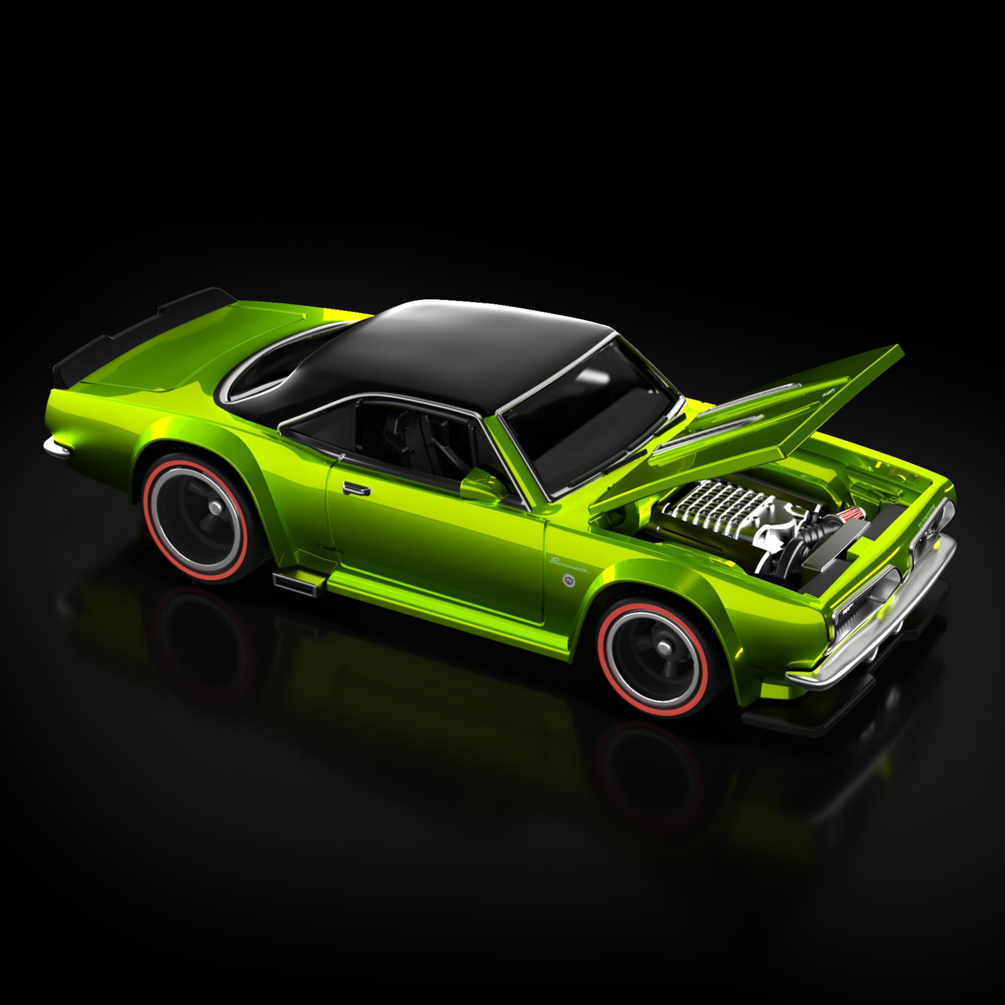 Hot Wheels RLC Exclusive sELECTIONs 1968 Custom Plymouth Barracuda - Image 14