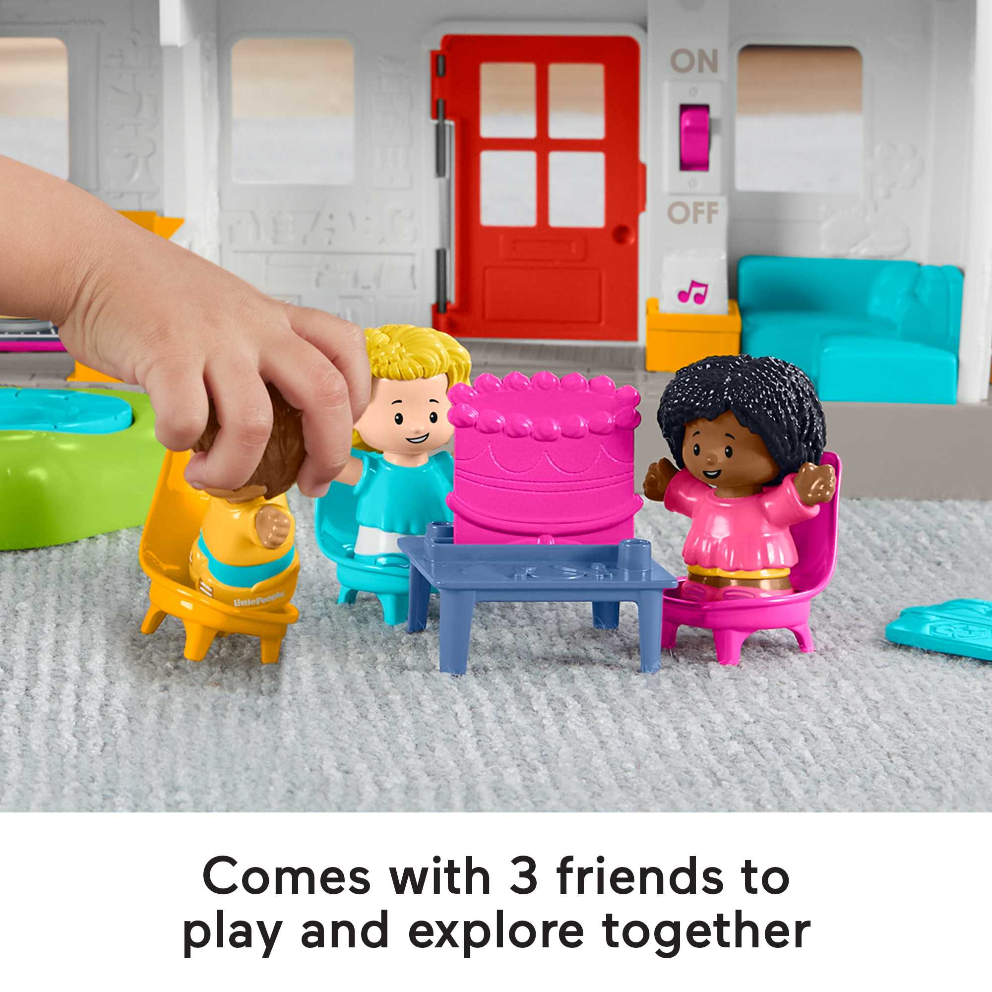 Fisher-Price Little People Friends Together Play House - English & French Version - Image 4