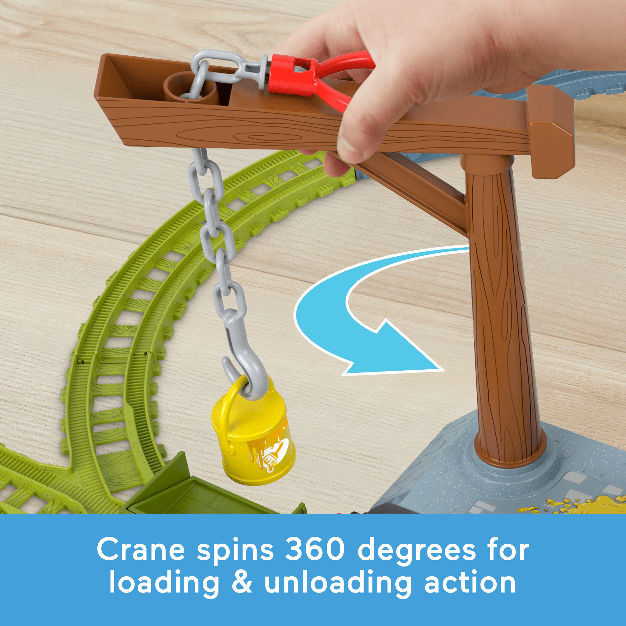 Thomas & Friends Paint Delivery Motorized Train And Track Set For Preschool Kids - Image 4