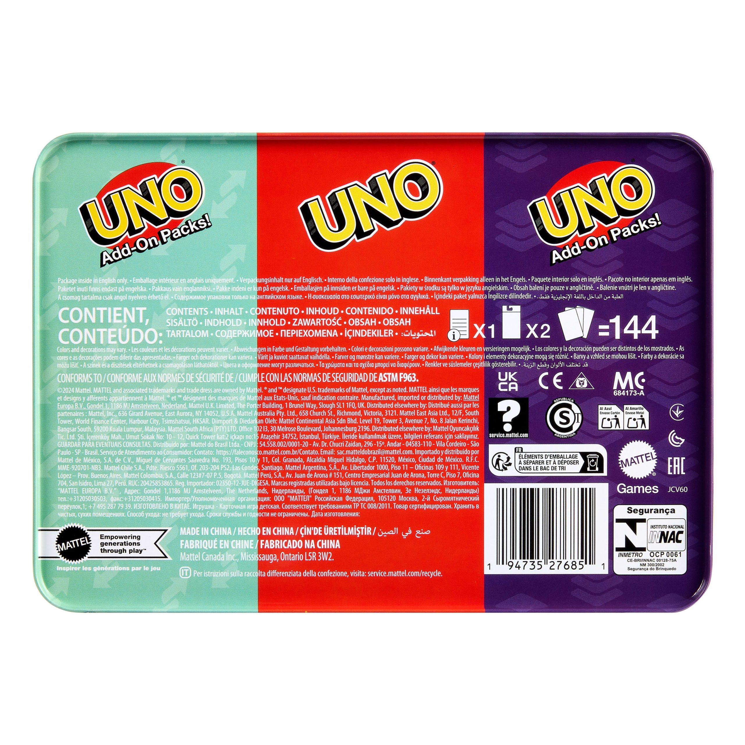 Uno® Jeu de Base et deux Packs D'Extension - Image 6
