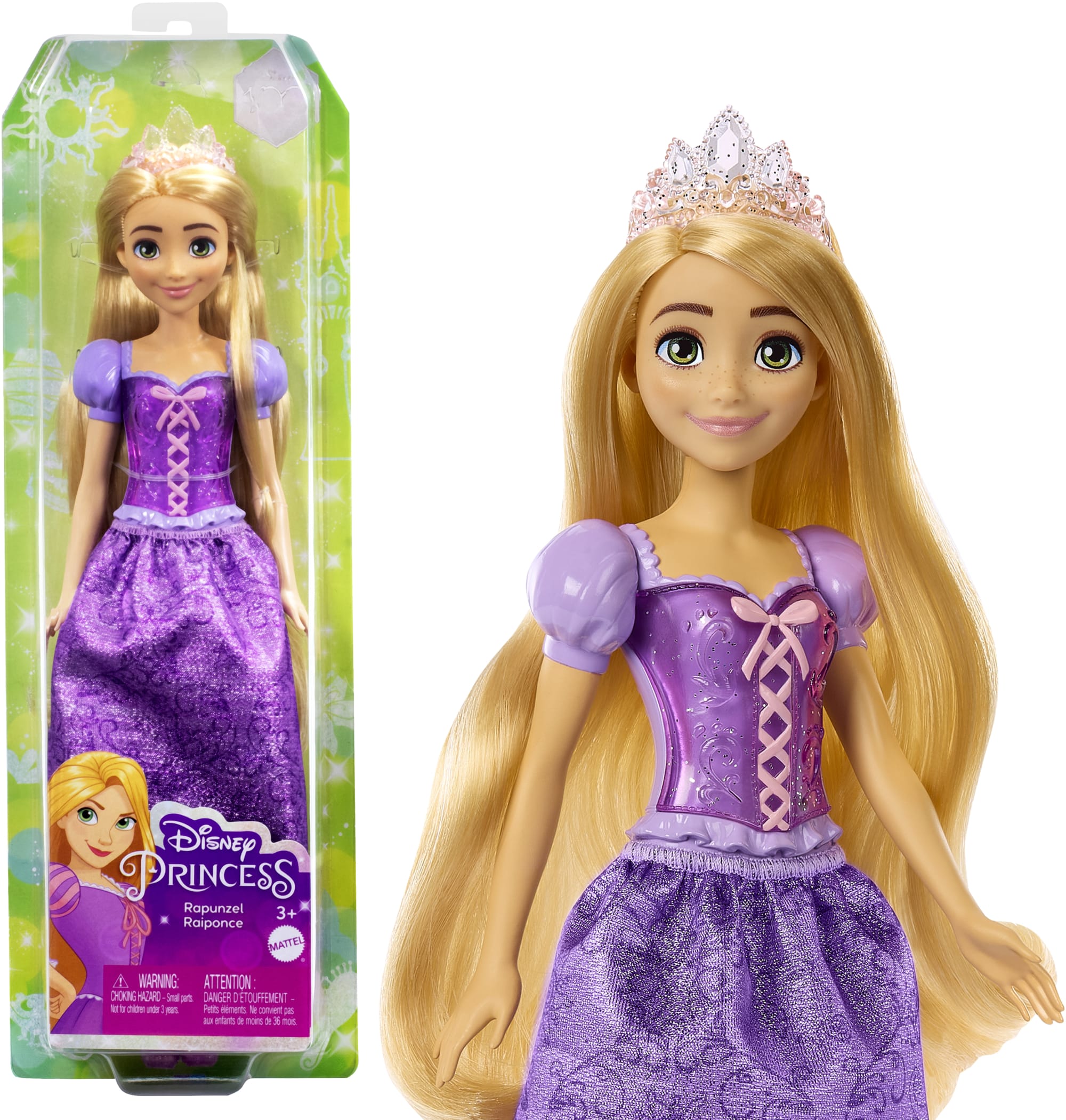 Disney Princess Rapunzel Doll With Sparkling Fashion & Accessories. Inspired By Disney Tangled Movie