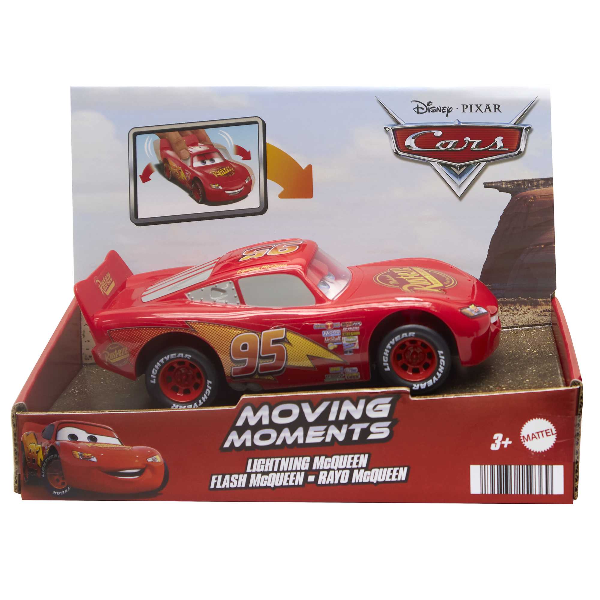 Voiture Disney · Pixar Cars Flash Mcqueen en Mouvement Avec Les Yeux et La Bouche Qui Bougent - Image 5