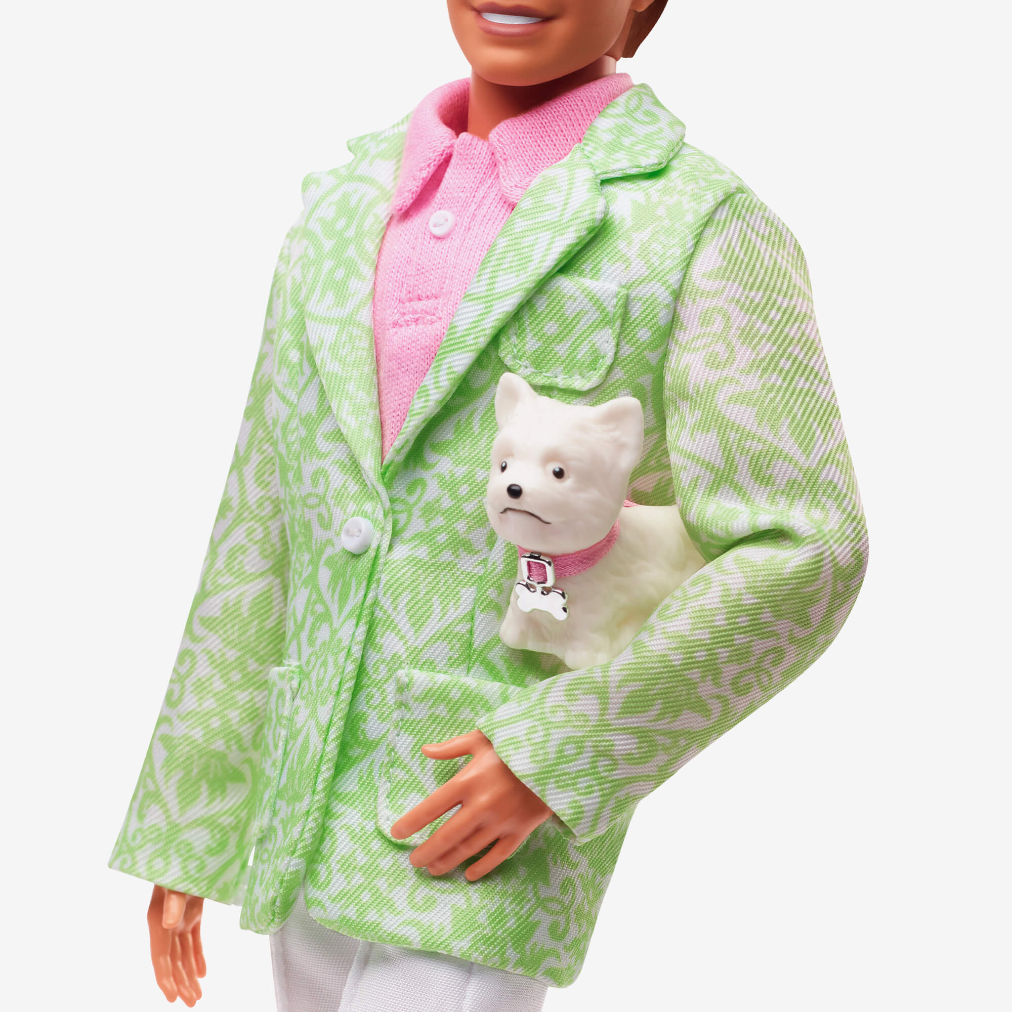 Sugar's Daddy Ken Doll in Pastel Suit With Dog – Barbie The Movie - Image 10