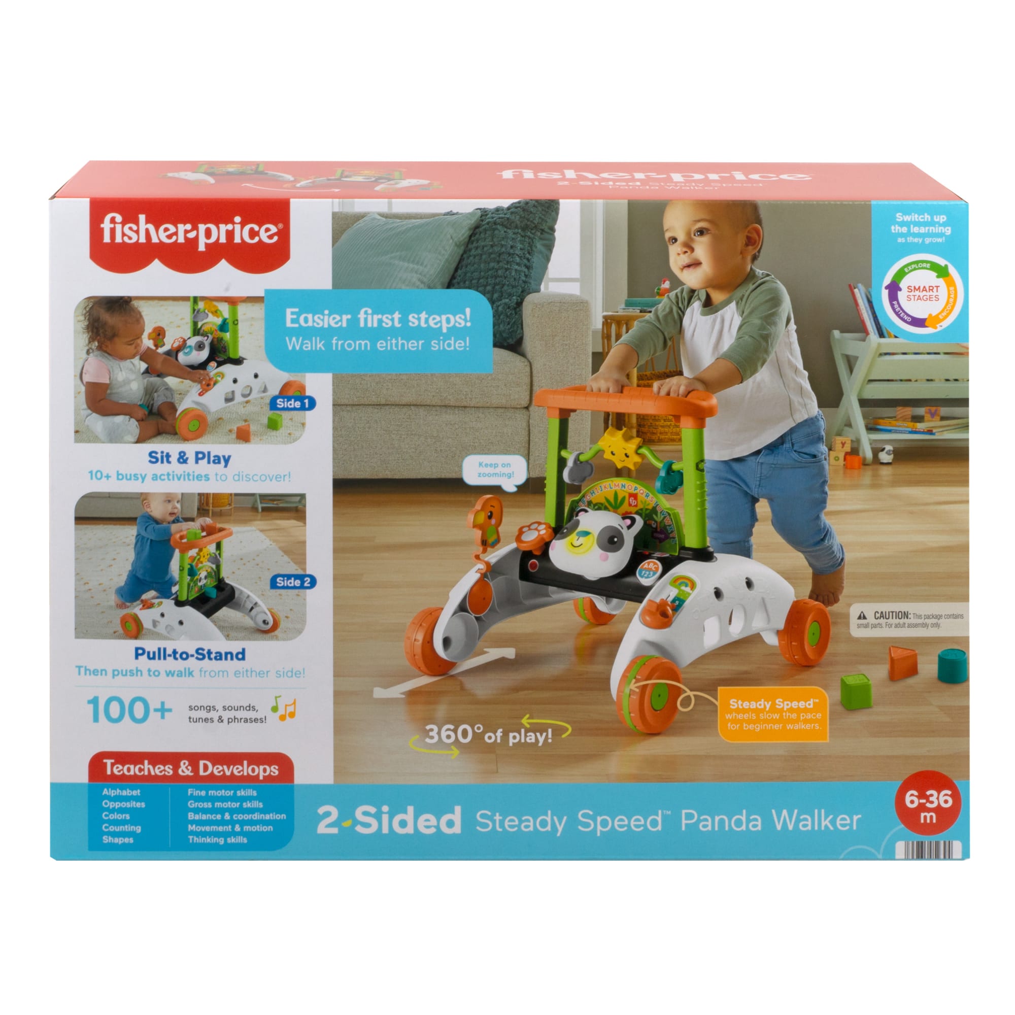 Fisher-Price 2-Sided Steady Speed Panda Walker - Image 6