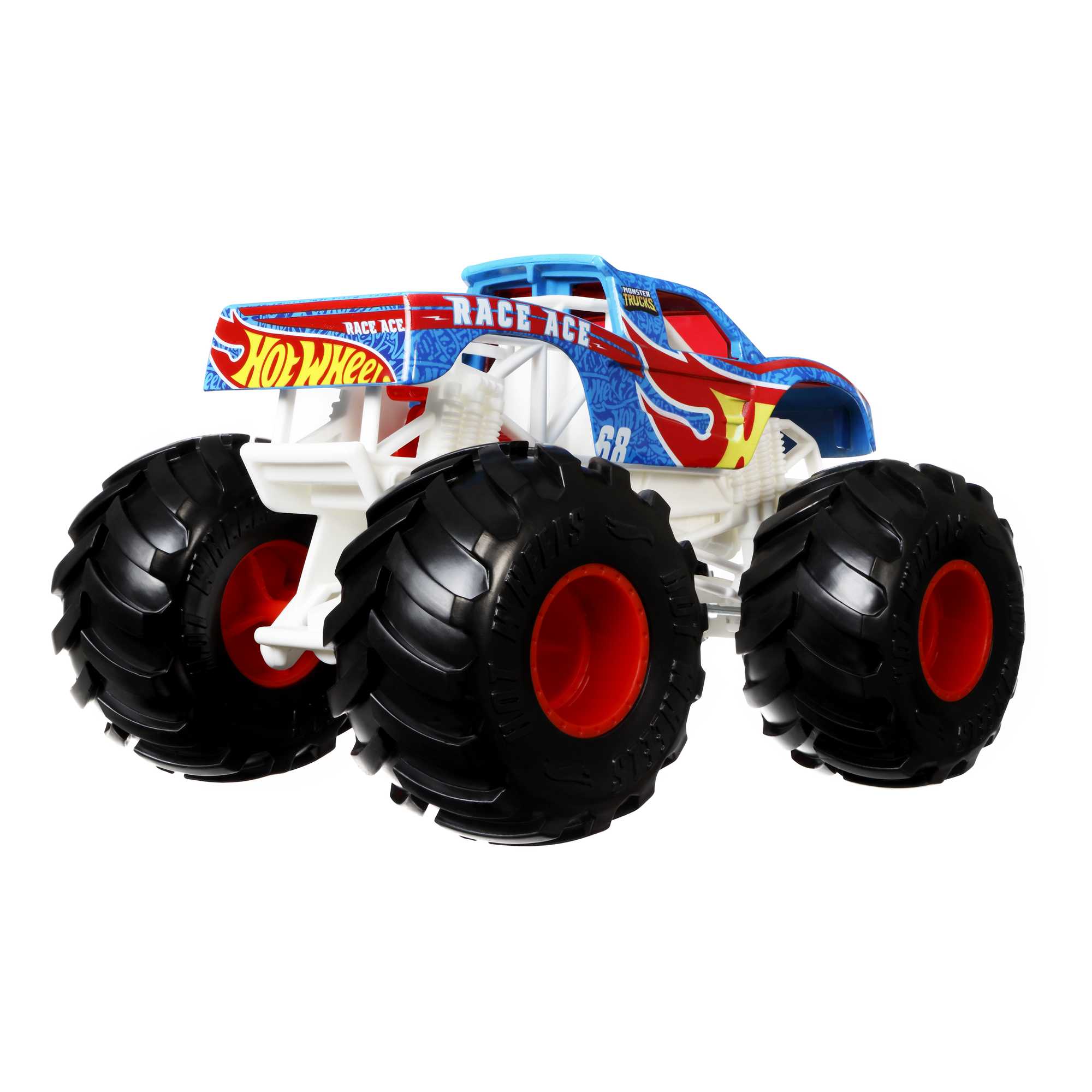 Hot Wheels Monster Trucks Vehículo de Juguete Race Ace Escala 1:24 - Image 3