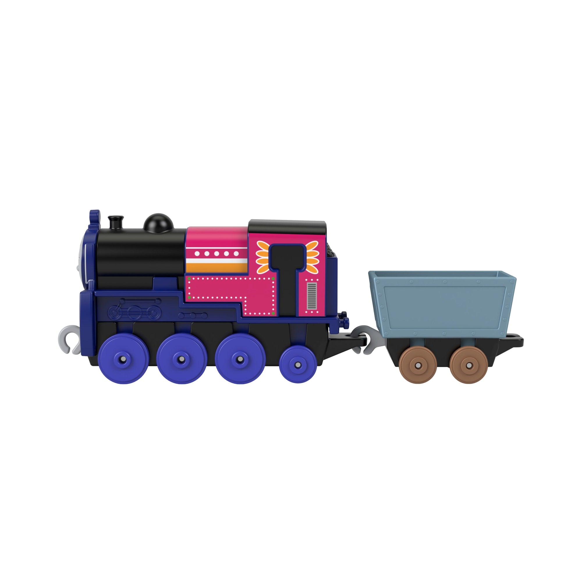 Thomas et ses Amis Locomotive à Pousser et Wagon Ashima. Métal - Image 2