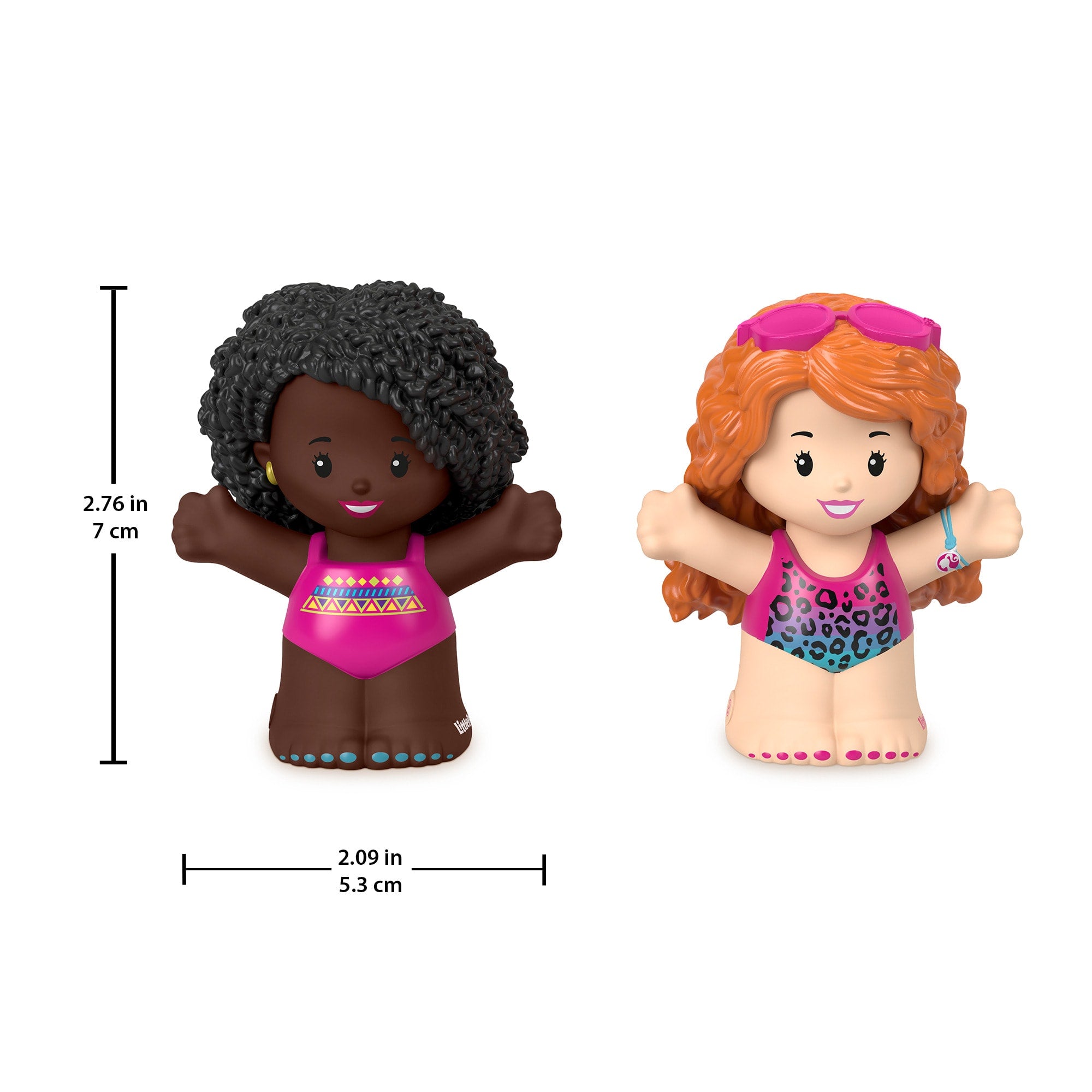 Fisher-Price Little People Barbie Swimming Figure Pack. 2 Characters For Toddlers - Image 4