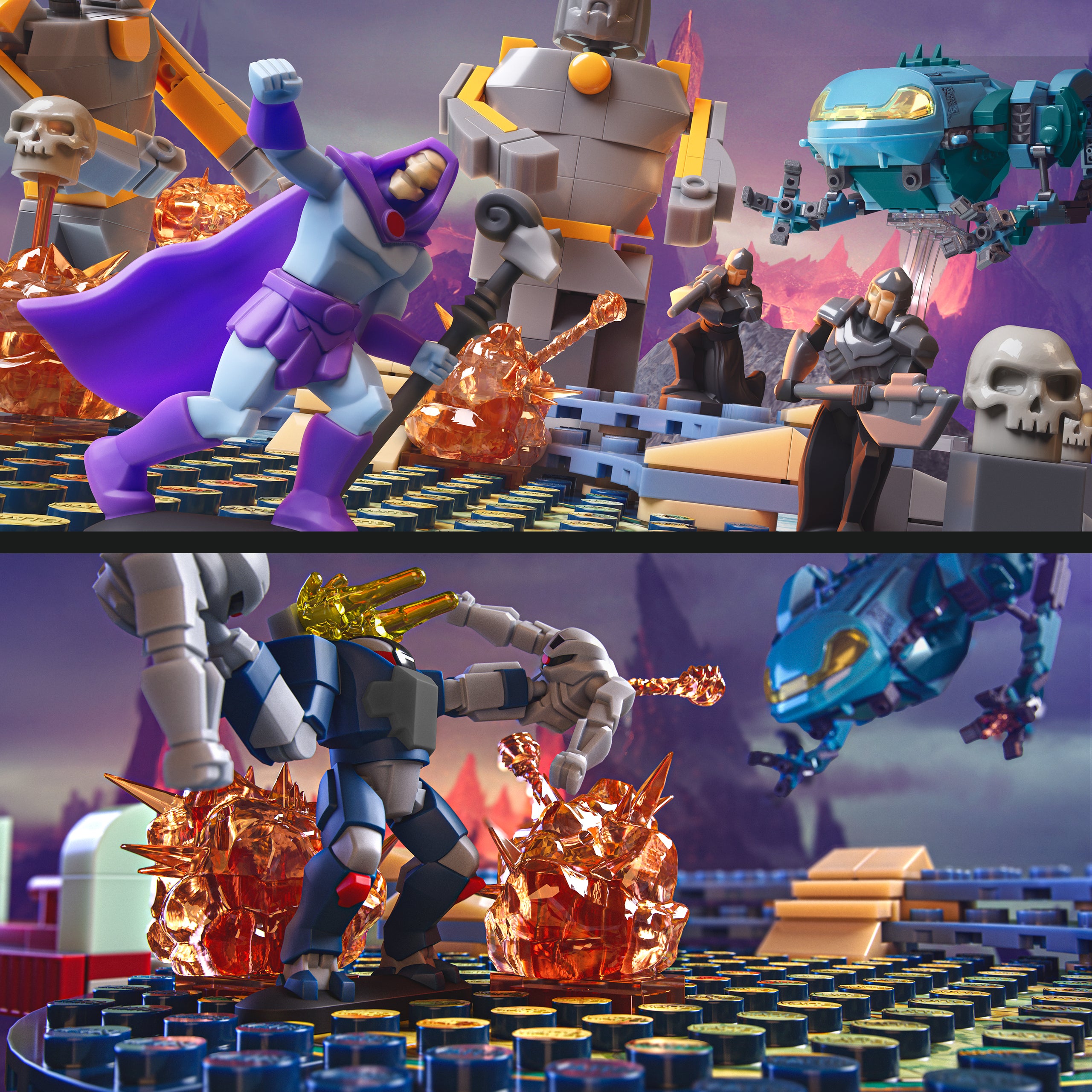 Mattel Brick Shop Masters Of The Universe Attack Of The Collector Building Toy Kit (593 Pieces). For Collectors - Image 5