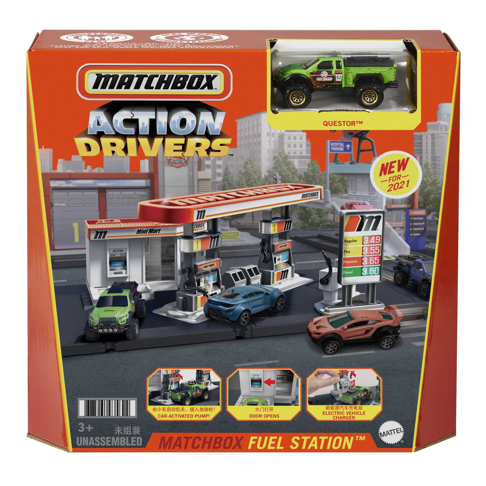 Matchbox Action Drivers Matchbox Fuel Station Playset - Image 6