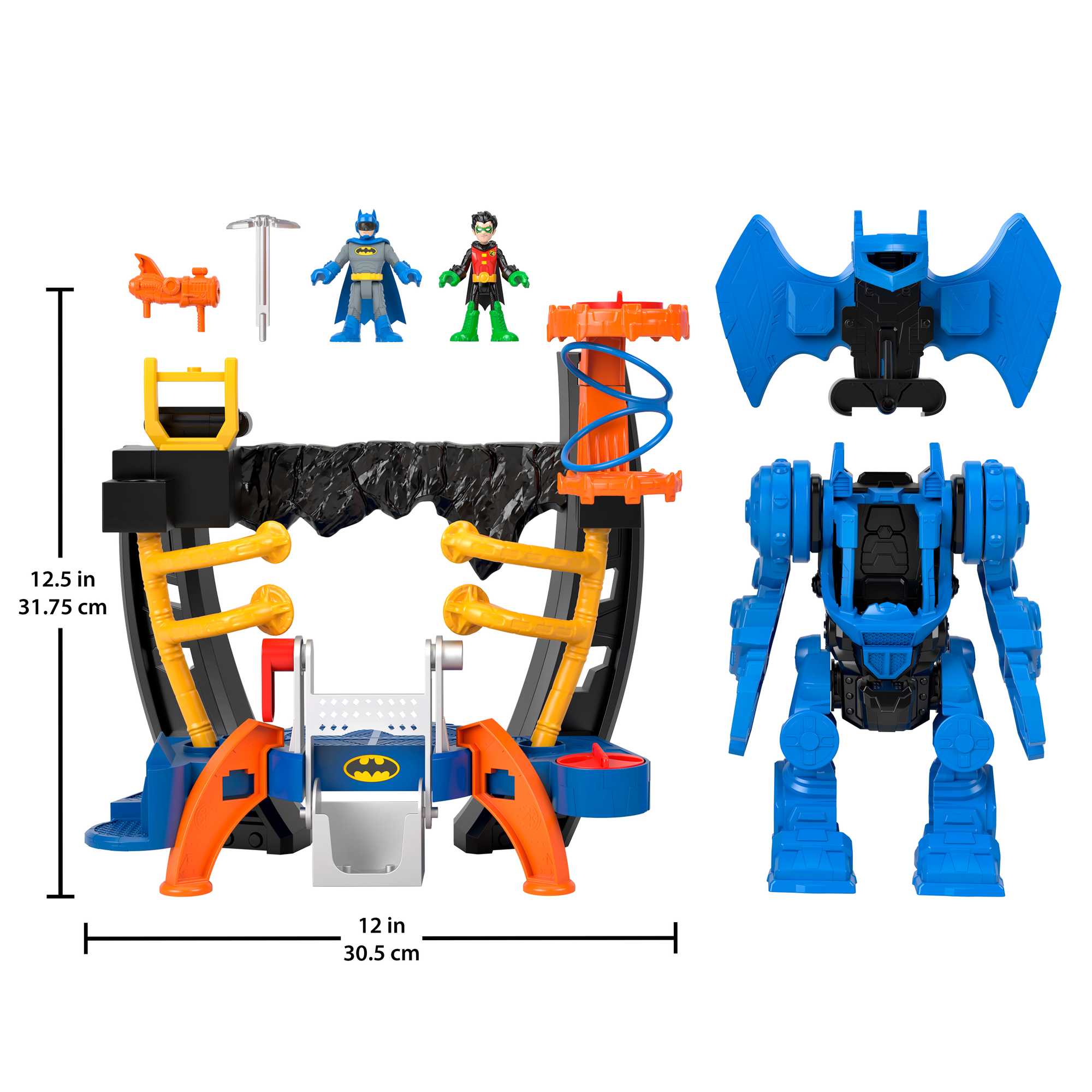 Imaginext DC Super Friends Batman Playset. Robo Command Center With Detachable 10-Inch Robot - Image 6