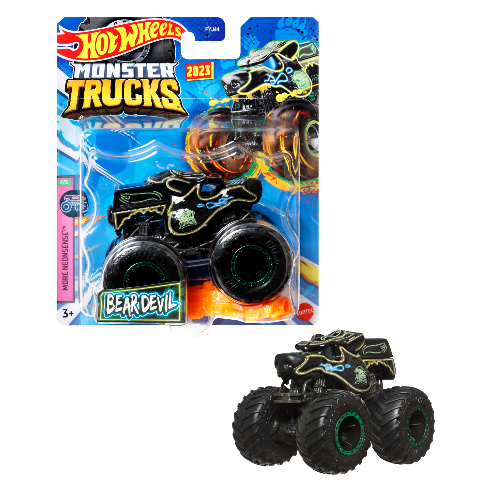 Hot Wheels Monster Trucks Vehículo de Juguete Auto Sorpresa Escala 1:64 - Image 2