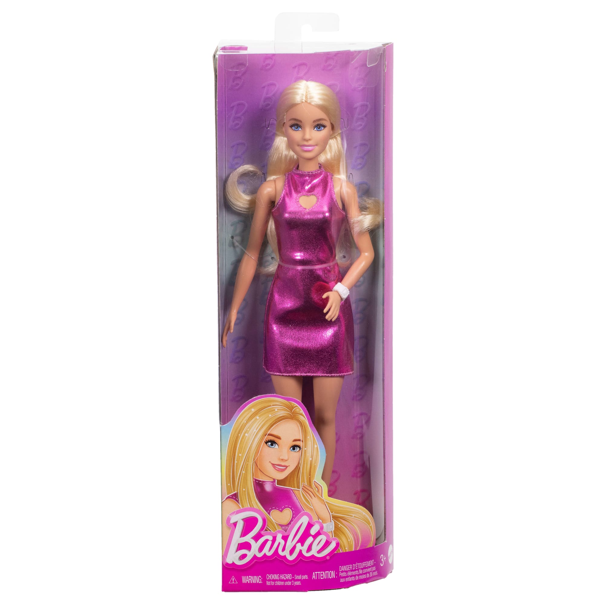 Barbie Fashionista Muñeca Vestido Rosa de Piel - Image 6