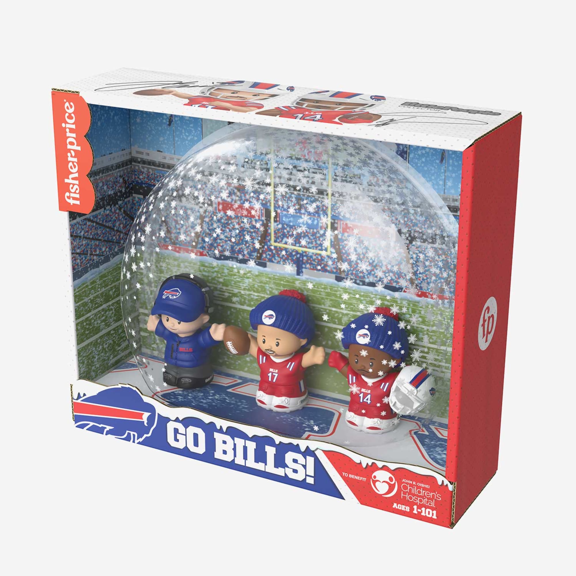 Fisher-Price Little People Go Bills Figure Set - Image 7