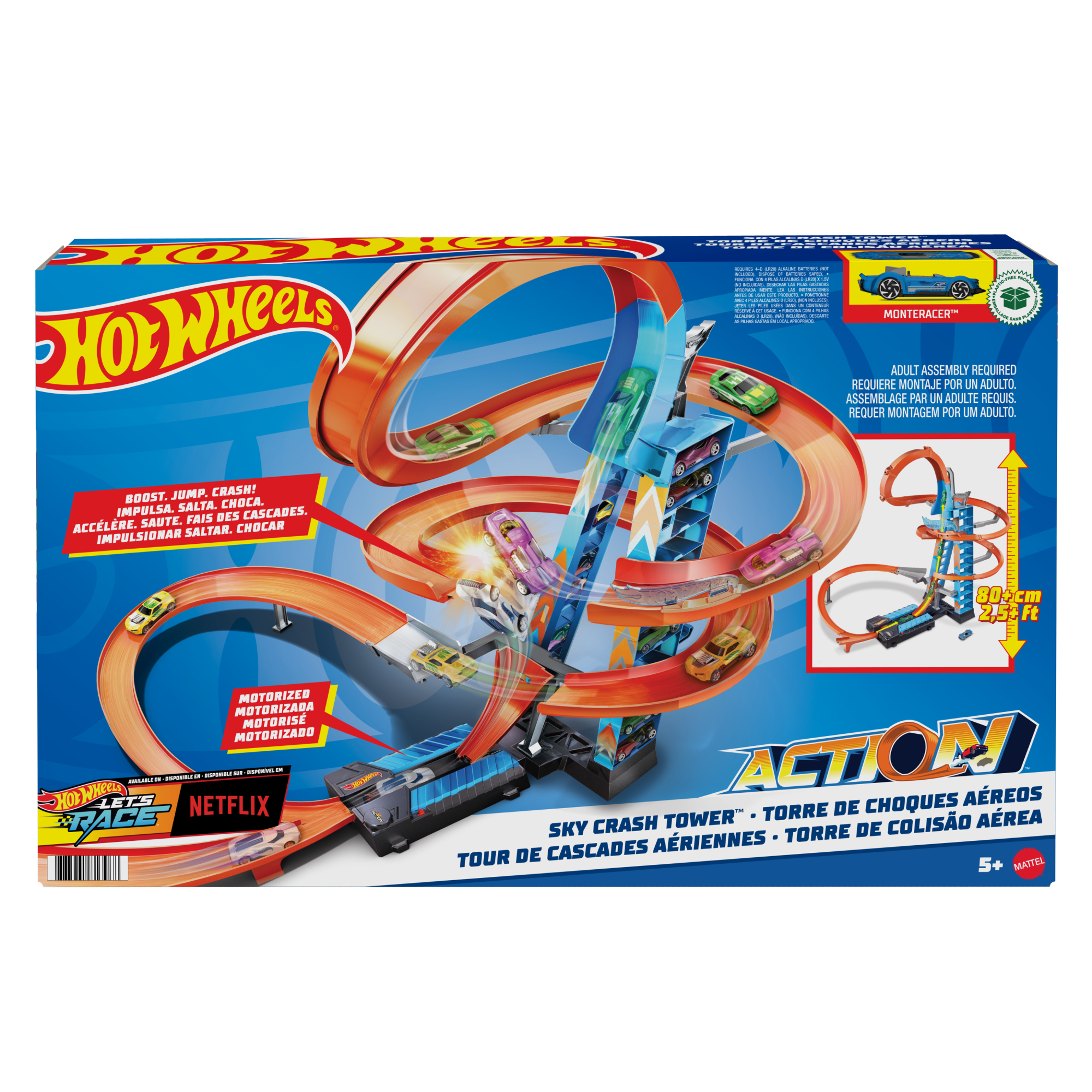 Hot Wheels Sky Crash Tower. Track Set