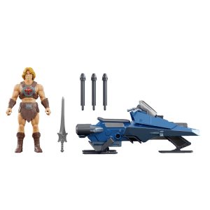 Les Maîtres de L'Univers-Musclor et Sky Sled-Véhicule et Figurine
