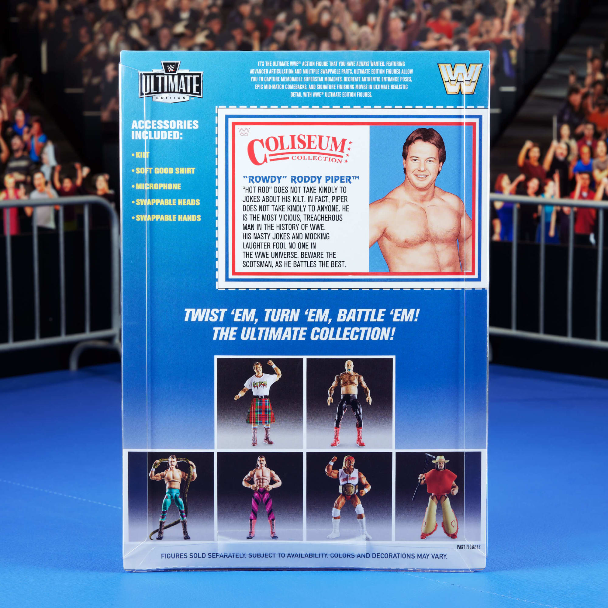 WWE Ultimate Edition Coliseum Collection Rowdy Roddy Piper & George The Animal Steele 2-Pack - Image 15