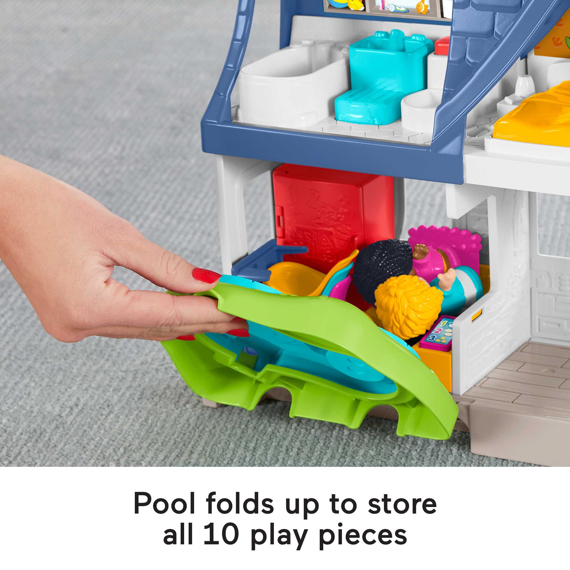 Fisher-Price Little People Friends Together Play House - English & French Version - Image 5
