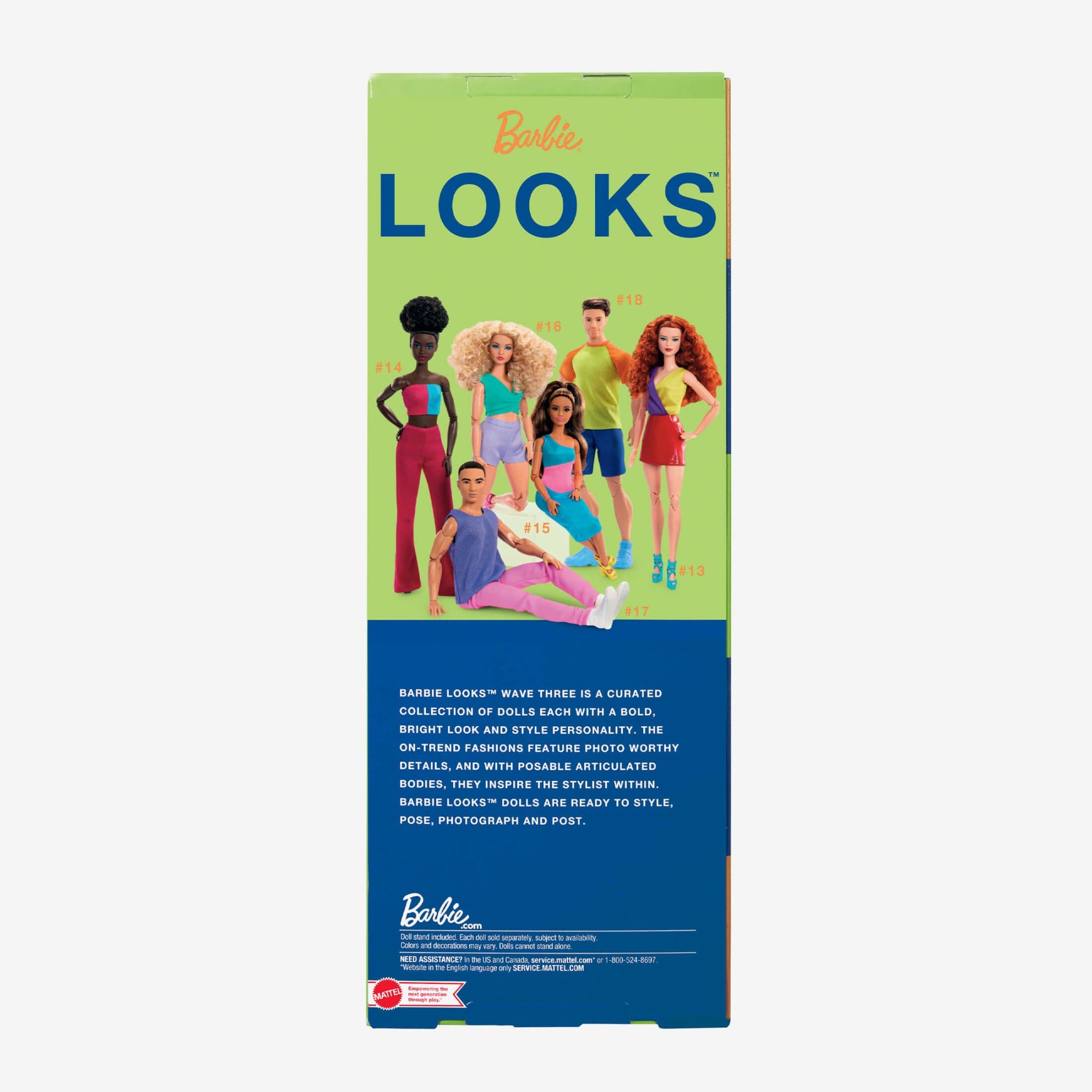 Barbie Looks Ken Doll (Buff Body. Curly Brunette Hair) - Image 8