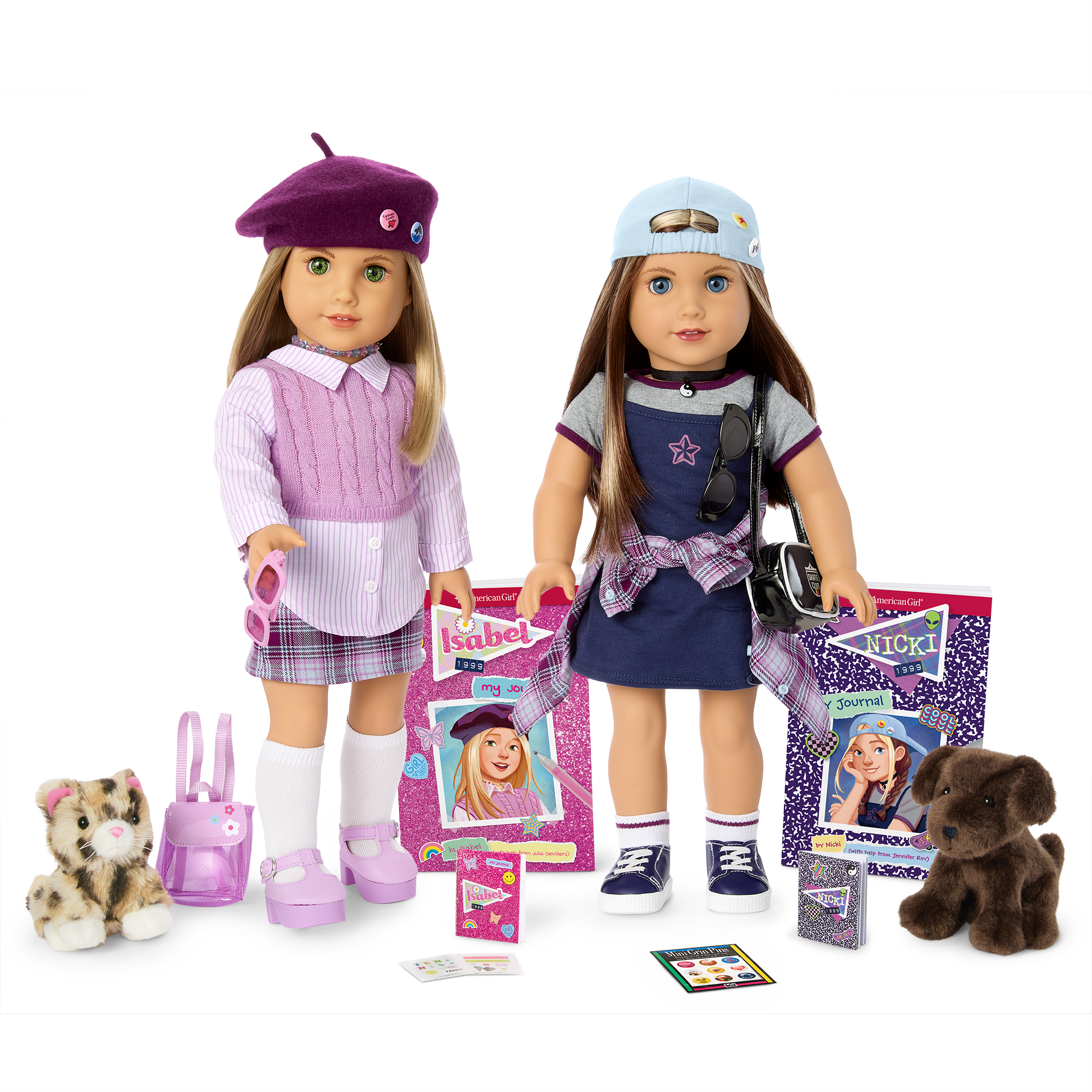 '90s Twins Isabel™ & Nicki™ Gift Set (Historical Characters)