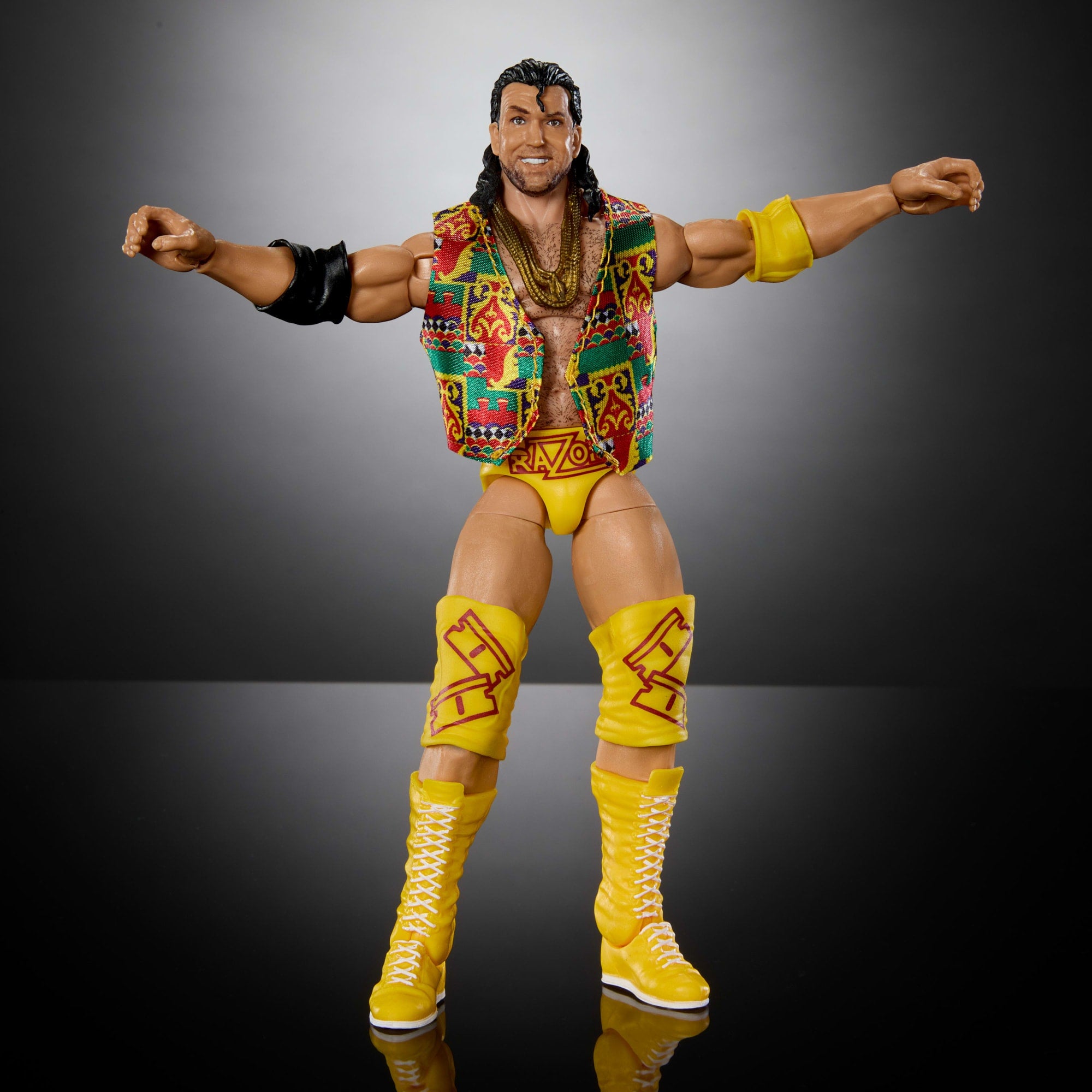 WWE Monday Night War Elite Collection Razor Ramon Action Figure & Dusty Rhodes Build-A-Figure Parts - Image 2