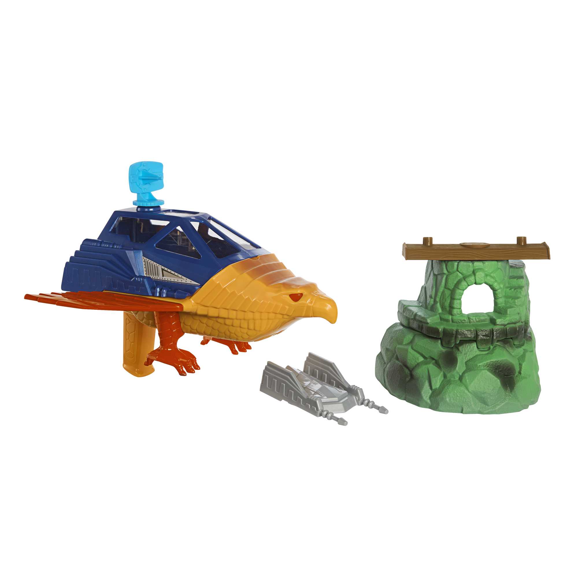 Masters Of The Universe Origins Toy. Talon Fighter Vehicle And Point Dread Accessories