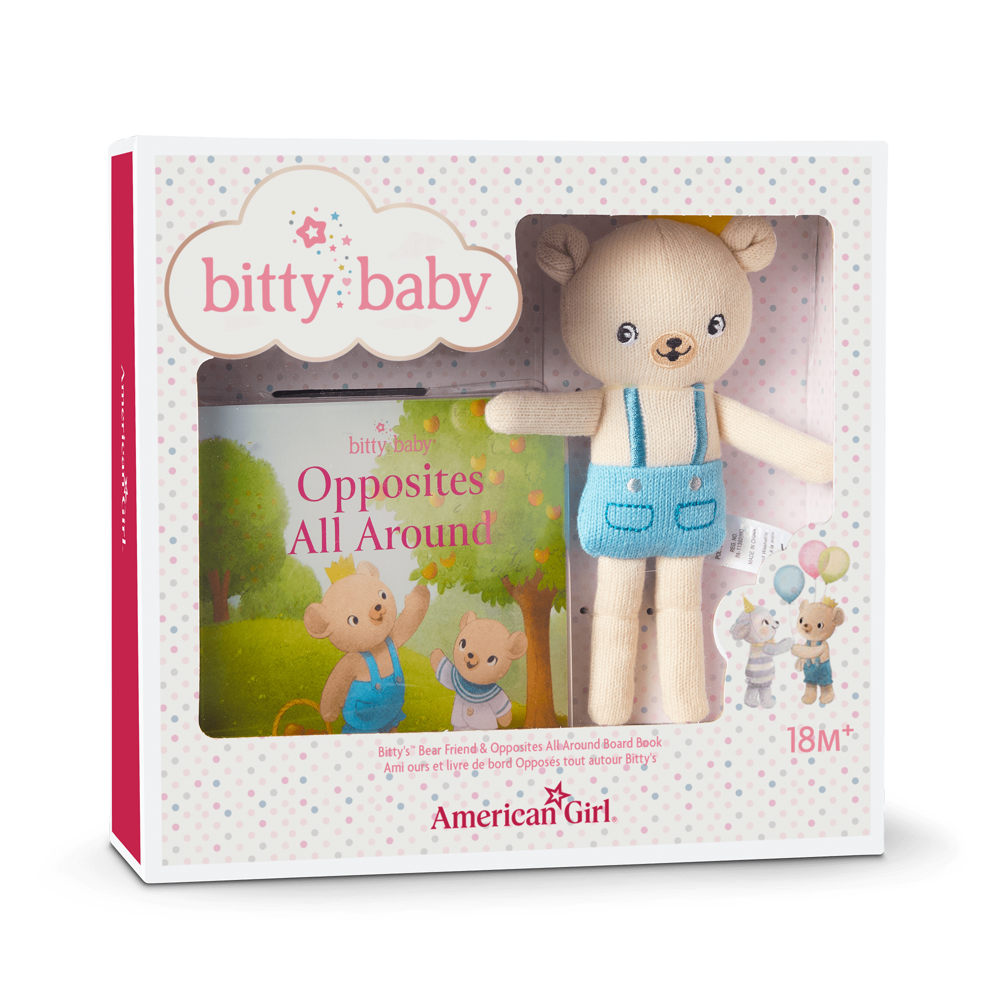 Bitty's™ Bear Friend & Opposites All Around Board Book - Image 4