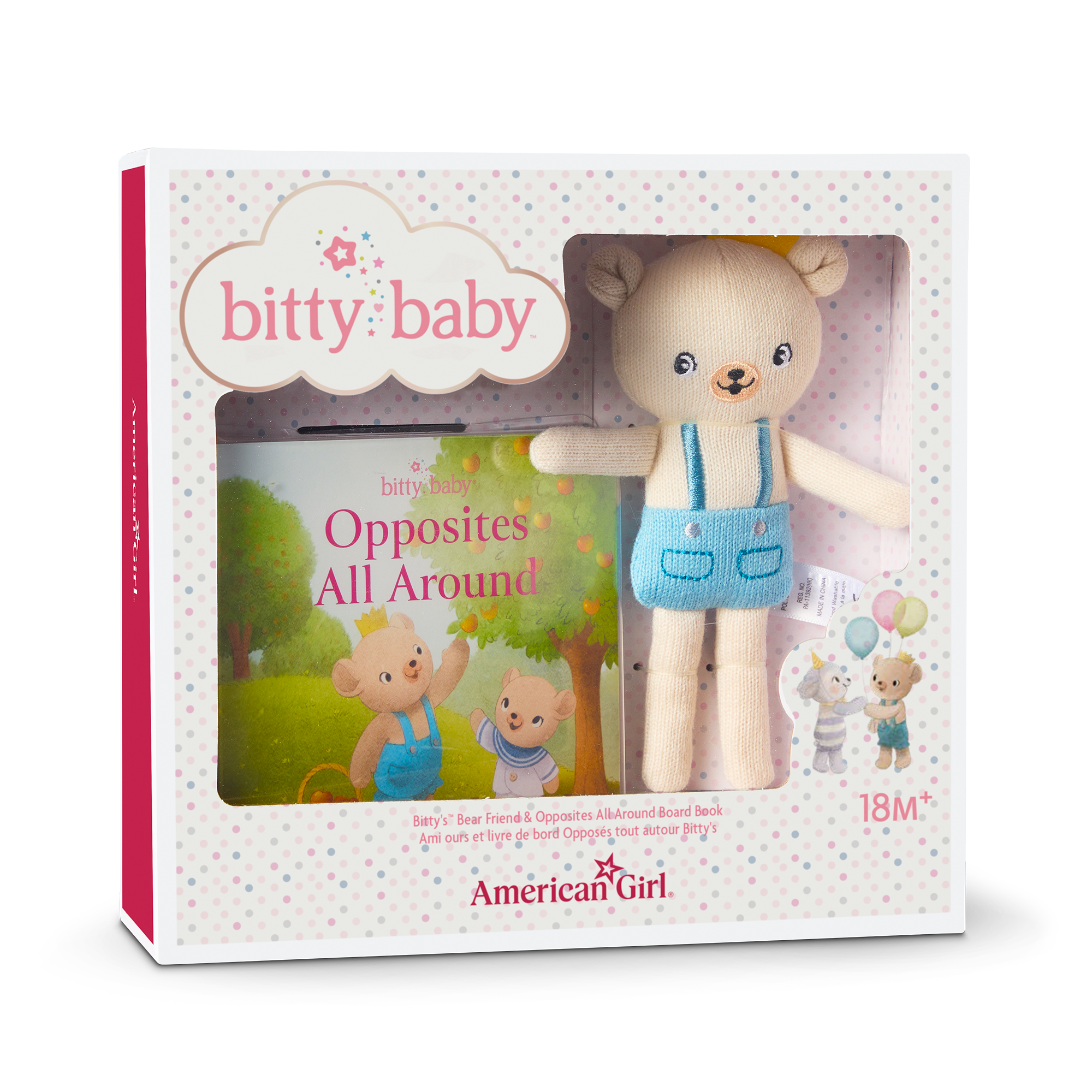 Bitty Baby® Doll #3 in Pastel Blue + Bear Friend & Board Book - Image 6