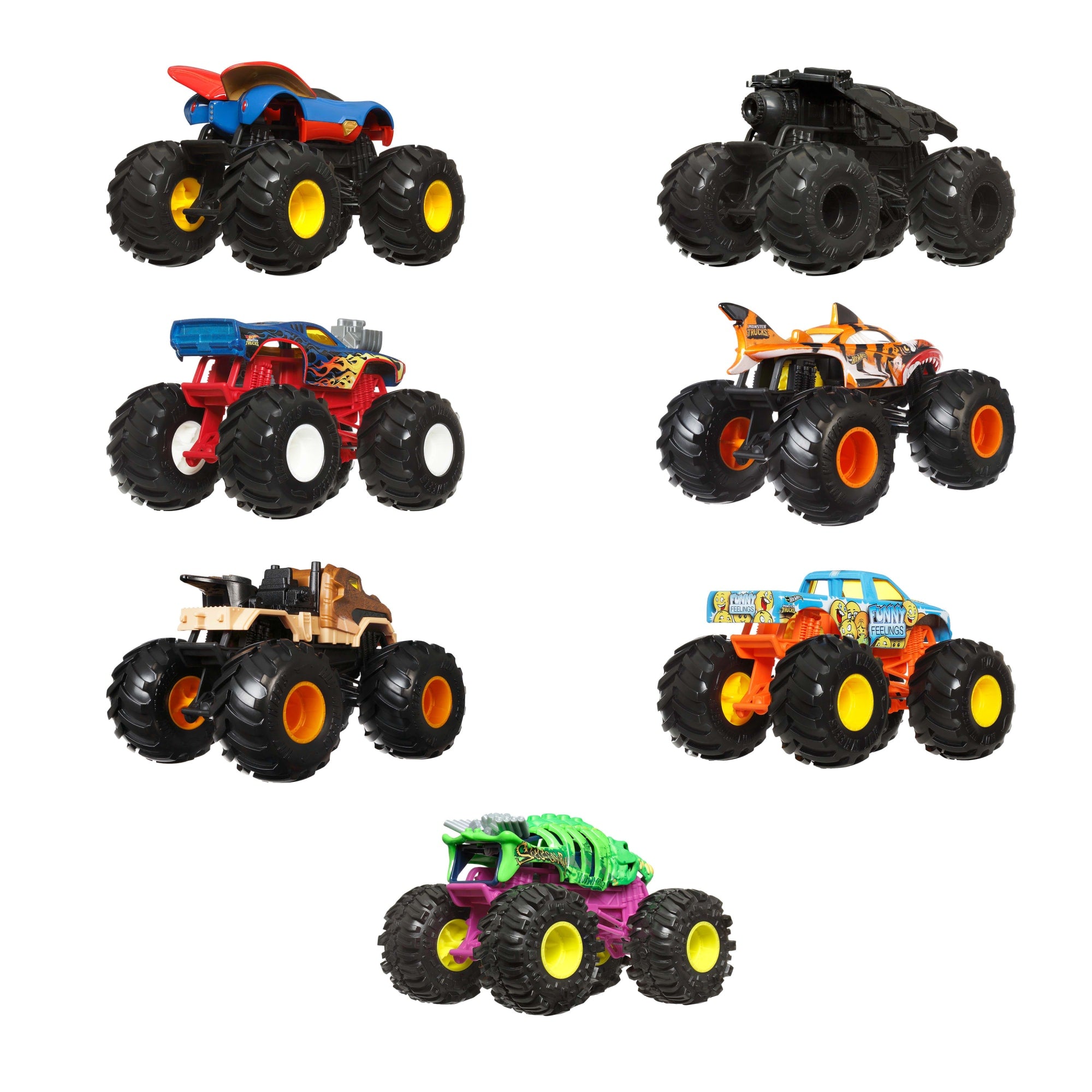 Hot Wheels Monster Trucks Vehículo de Juguete Auto Sorpresa Escala 1:24 - Image 5