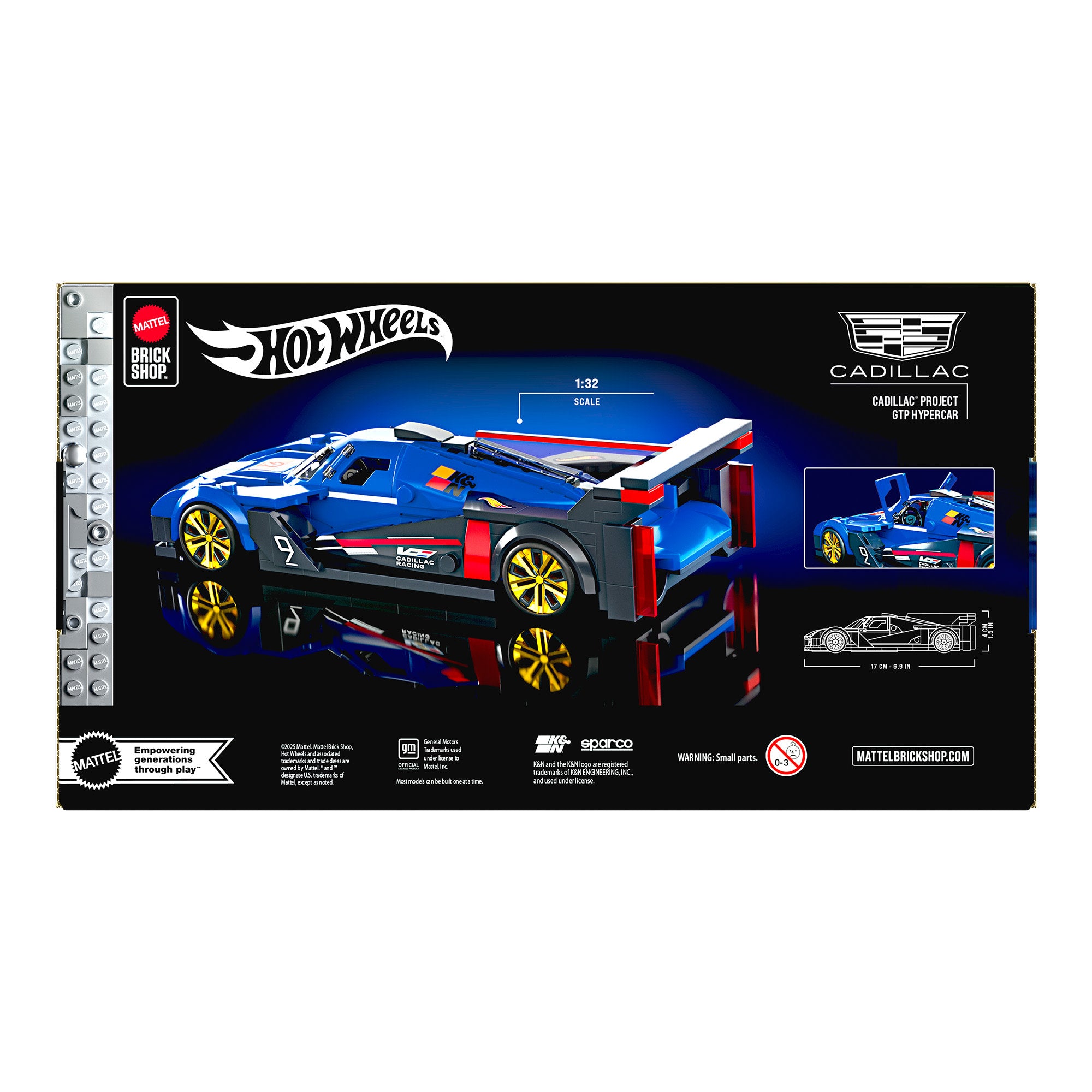 Mattel Brick Shop Hot Wheels Cadillac Project GTP Hypercar Building Set - Image 10
