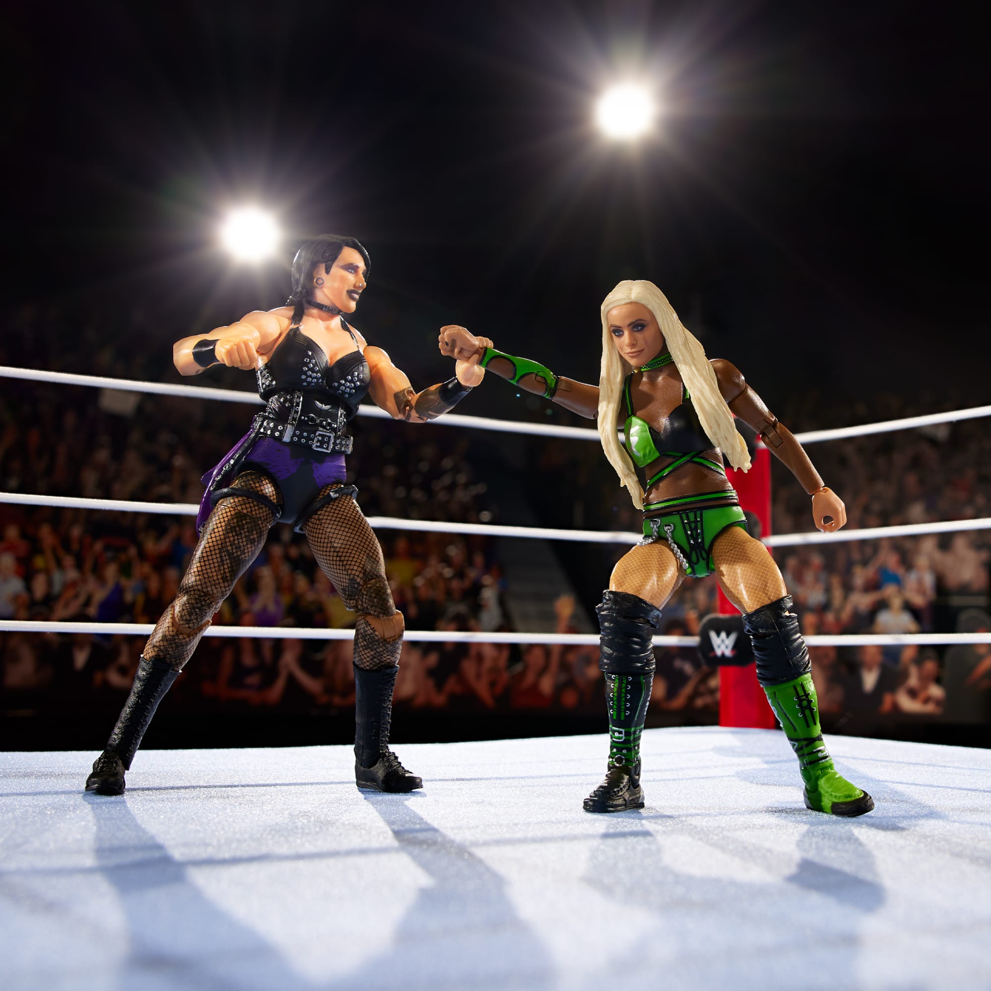 WWE Ultimate Edition RAW Ring and WWE Superstar Rhea Ripley Figure - Image 5