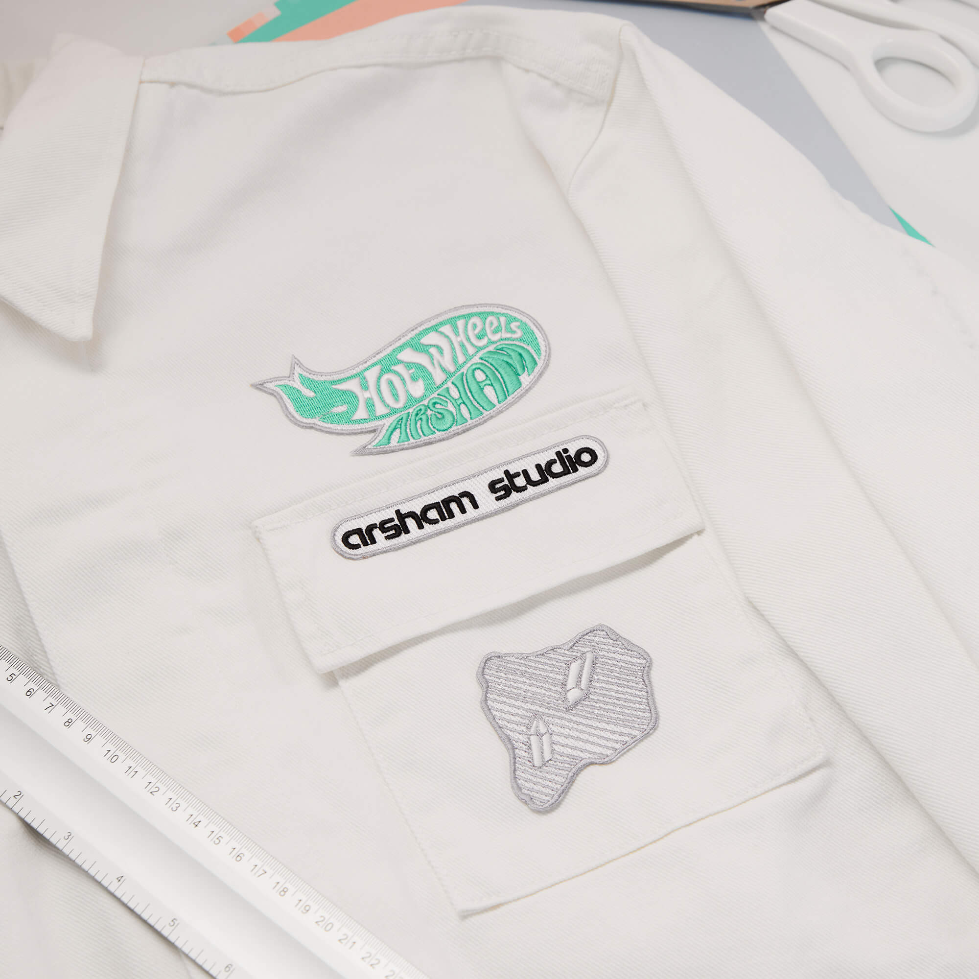 Hot Wheels x Daniel Arsham Patches & Sticker Set - Image 4