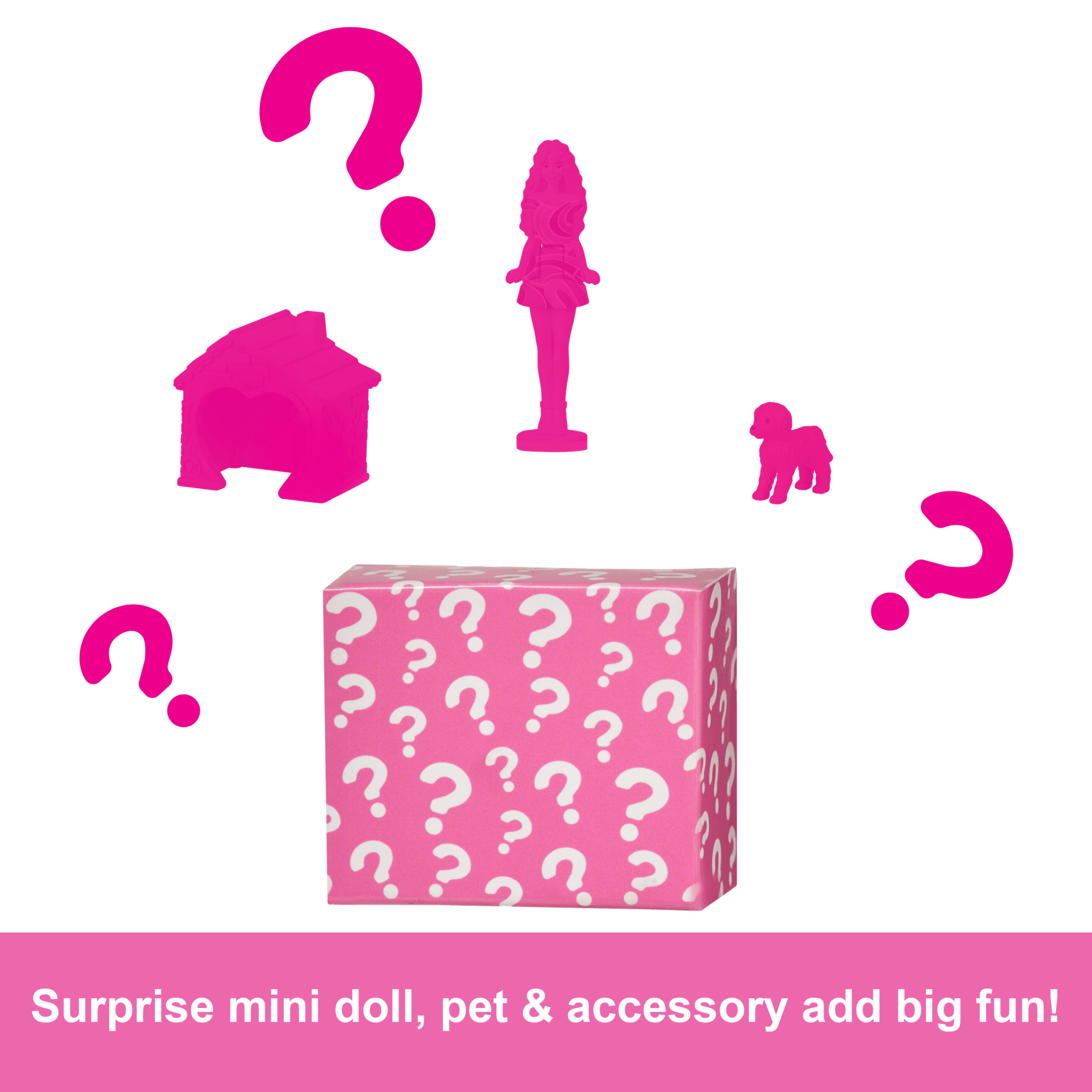 Barbie Mini Barbieland Doll House Playsets With 1.5-inch Doll. Furniture & Accessories - Image 5