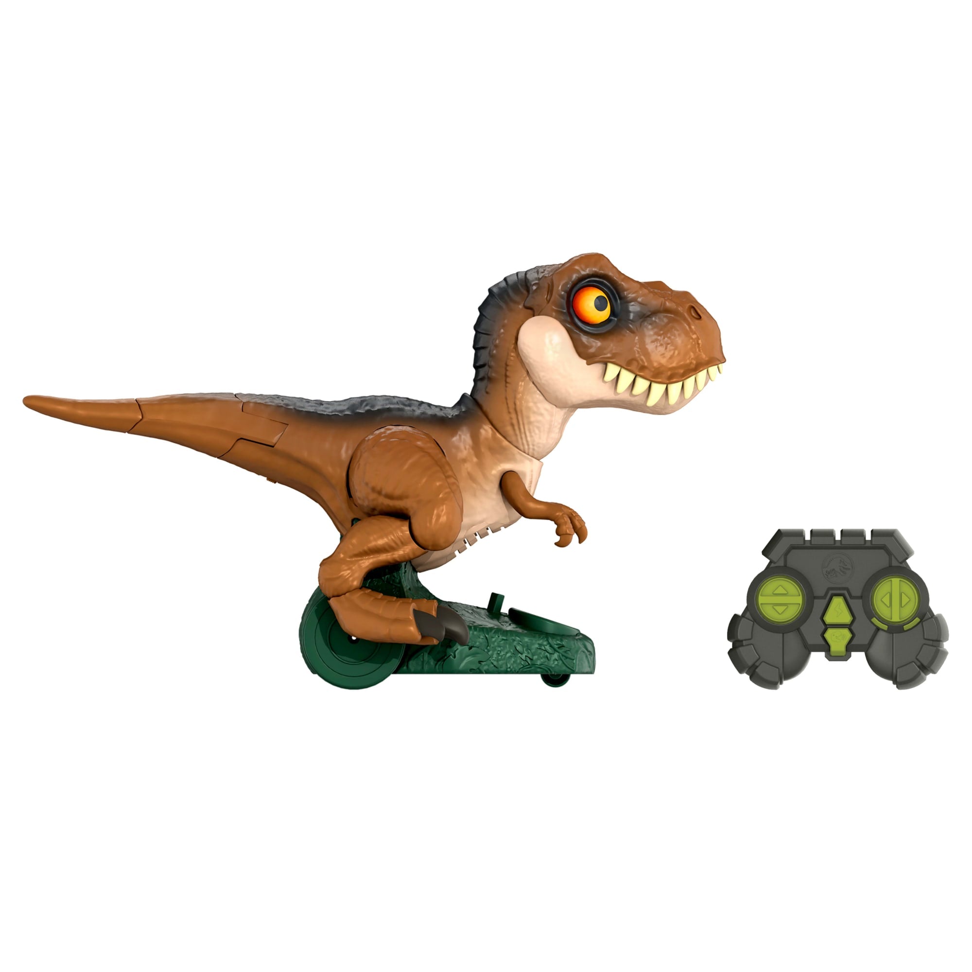 Jurassic World Roarin' Frenzy T Rex RC Toy. Motorized Remote Control Tyrannosaurus Rex Dinosaur - Image 6