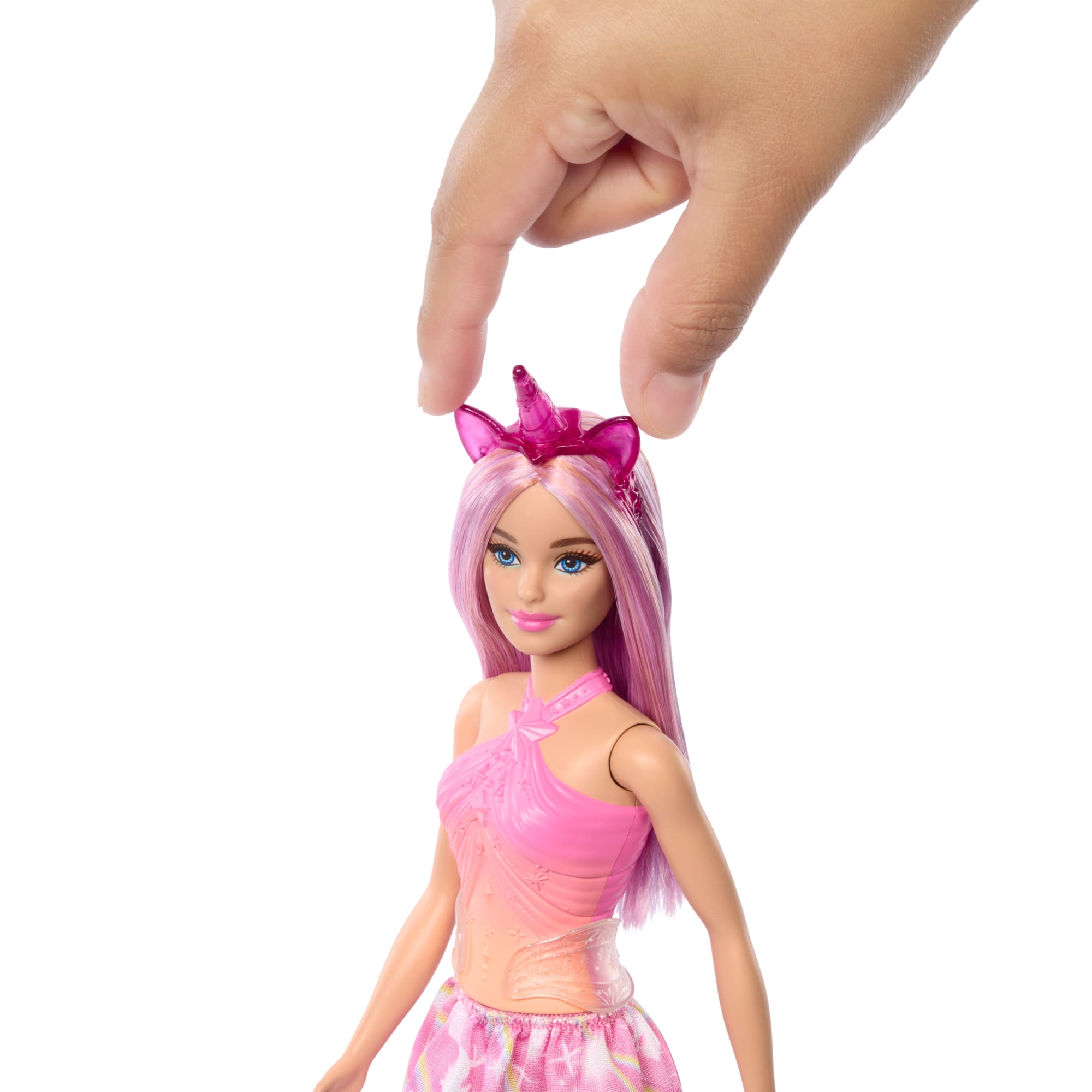 Barbie Fantasía Muñeca Unicornio Falda de Ensueño Rosa - Image 2