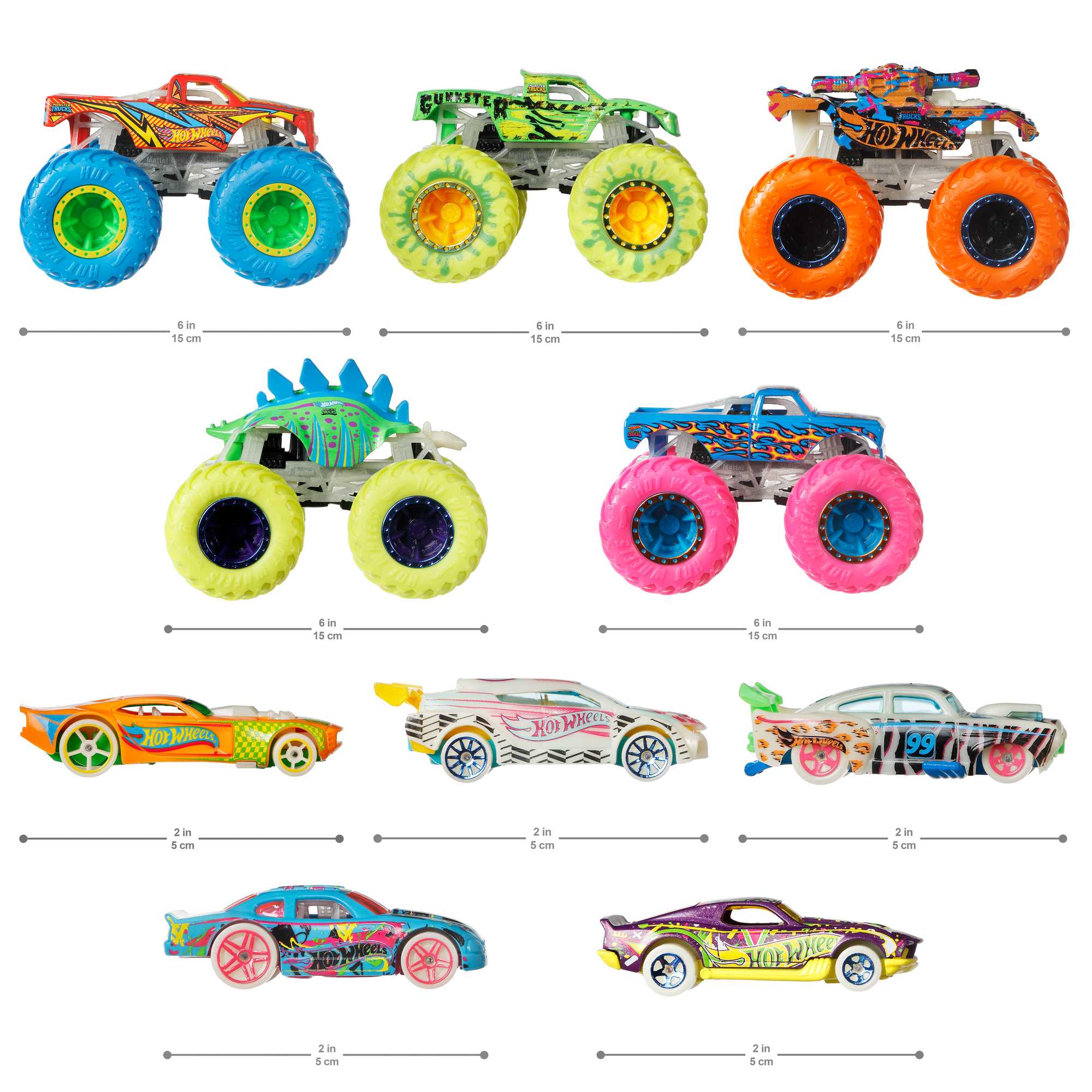 Hot Wheels Monster Trucks Gitd Bundle - Image 2