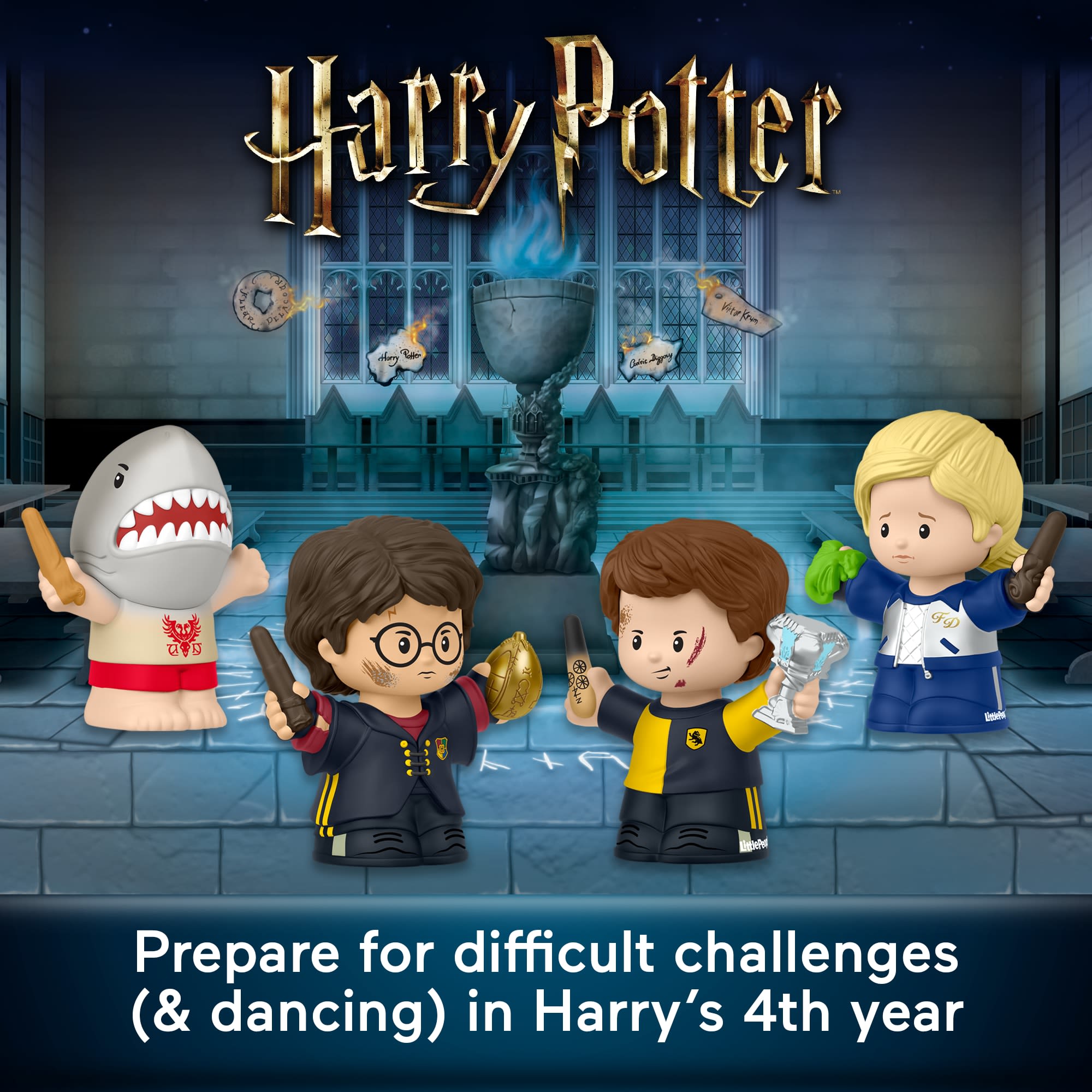 Little People Collector Harry Potter And The Goblet Of Fire Special Edition Set. 4 Figures - Image 2