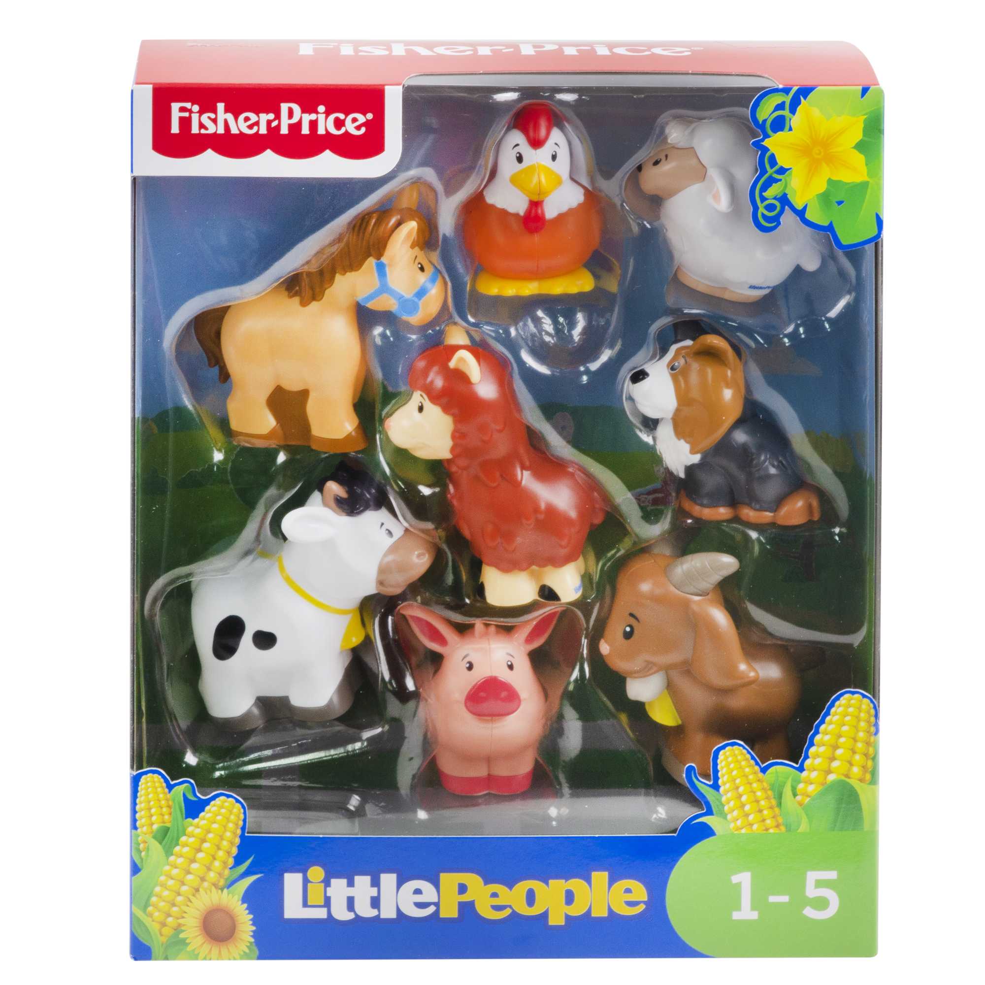 Fisher-Price Little People Farm Animal Friends 8-Piece Figure Set For Toddlers - Image 5
