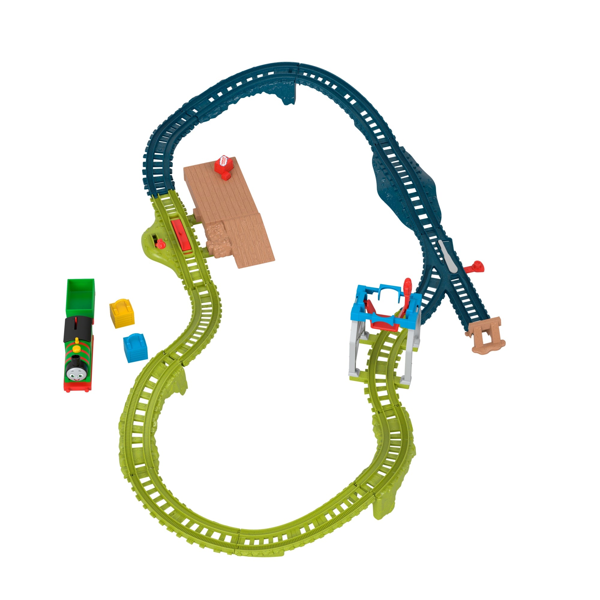 Thomas & Friends Percy's Parcel Loop Motorized Train And Track Set For Preschool Kids - Image 3