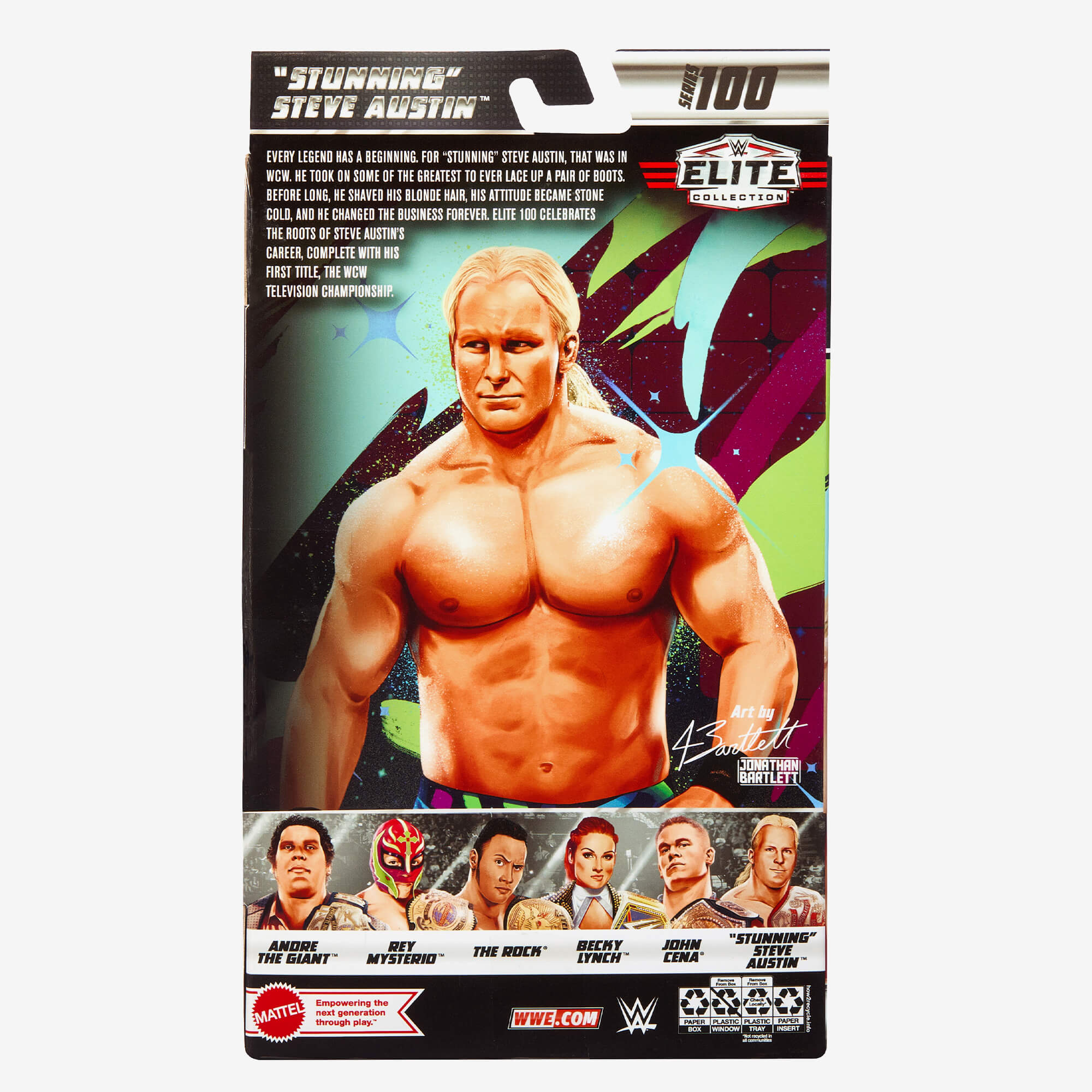 WWE Elite Collection Stunning Steve Austin Action Figure - Image 7