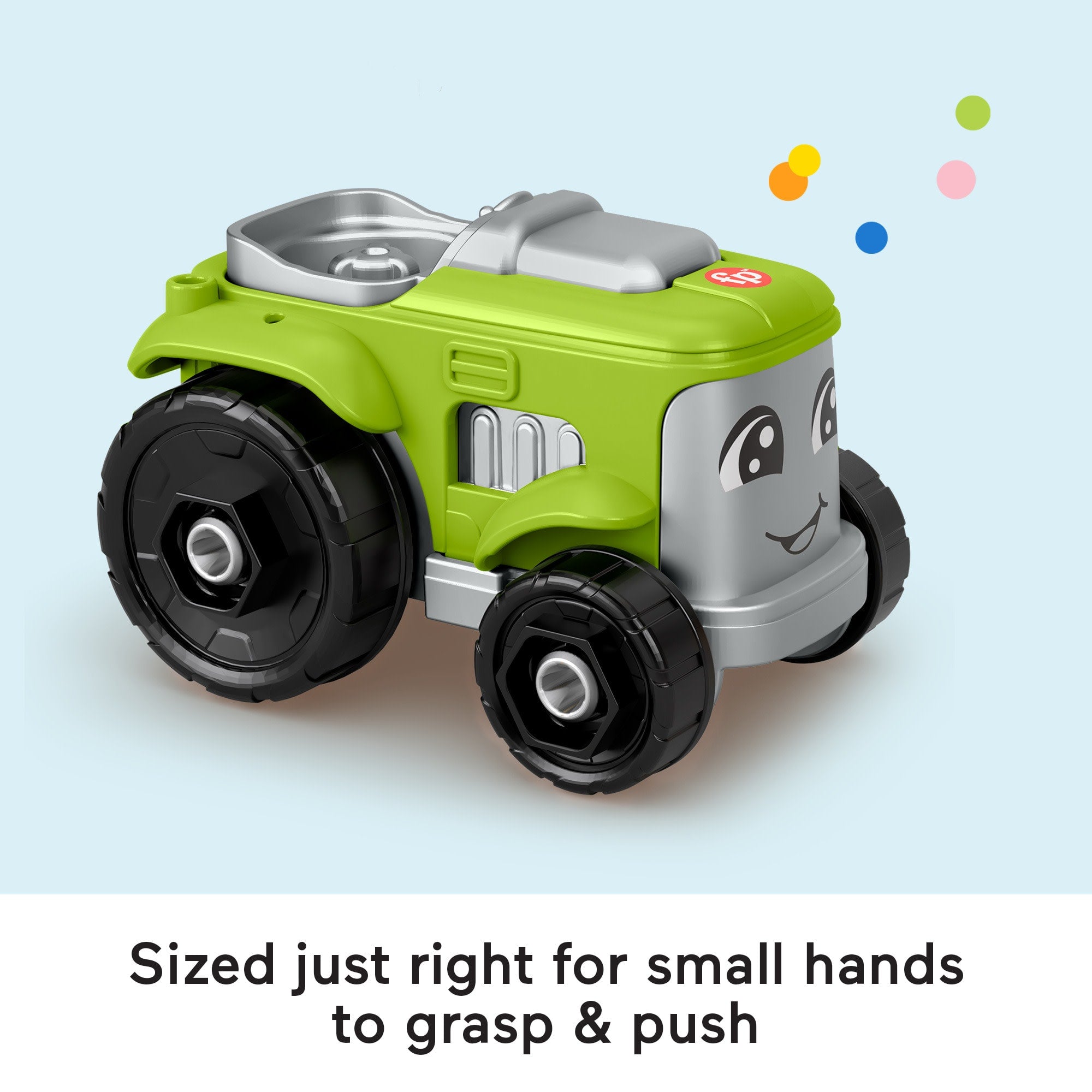 Fisher-Price Little People Tractor Farm Toy & Figure Set For Toddlers. 2 Pieces - Image 3